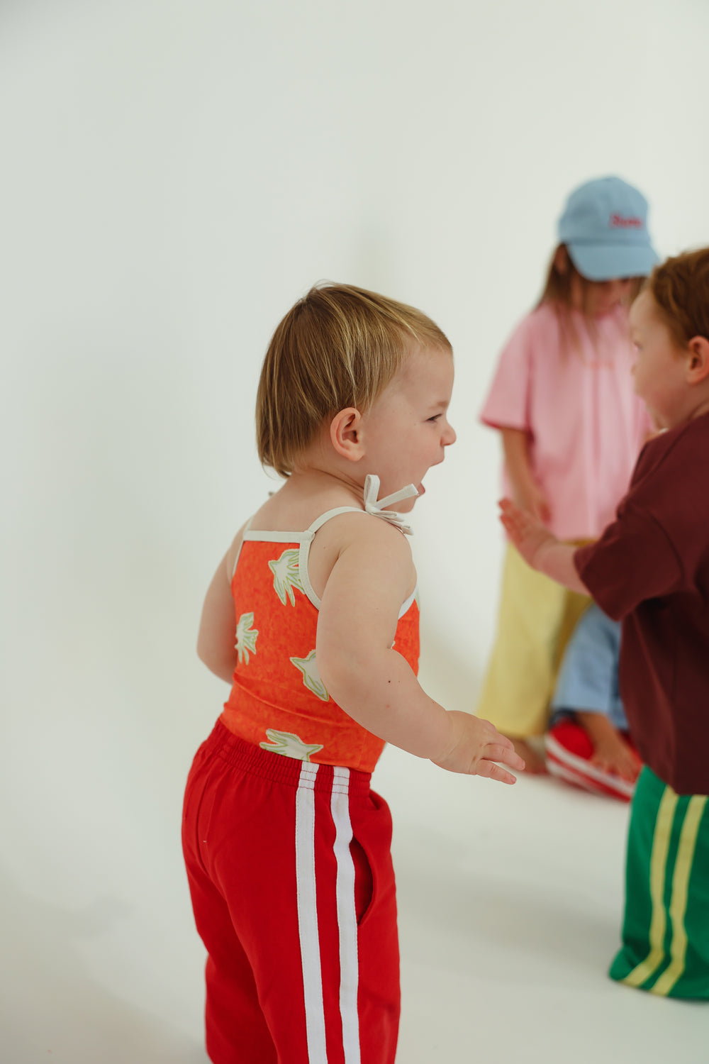 Kids everyday pants - chilli