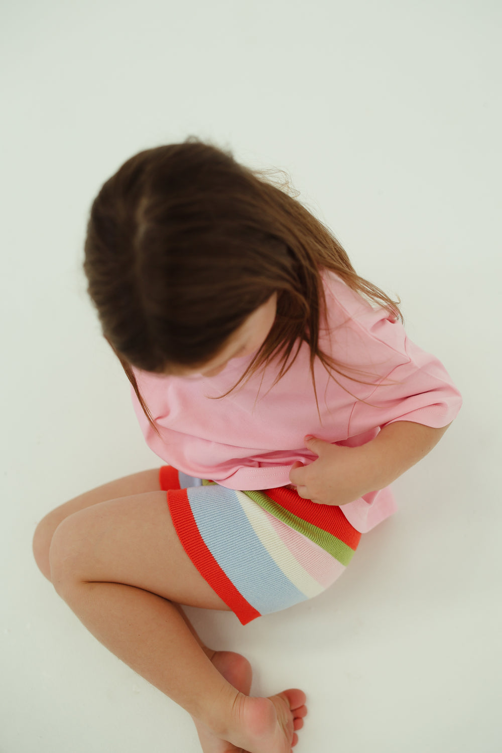 BB knit shorts - stripe