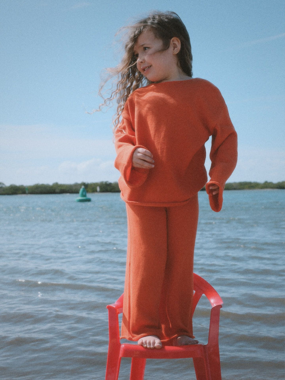 Frankie knit set - apricot