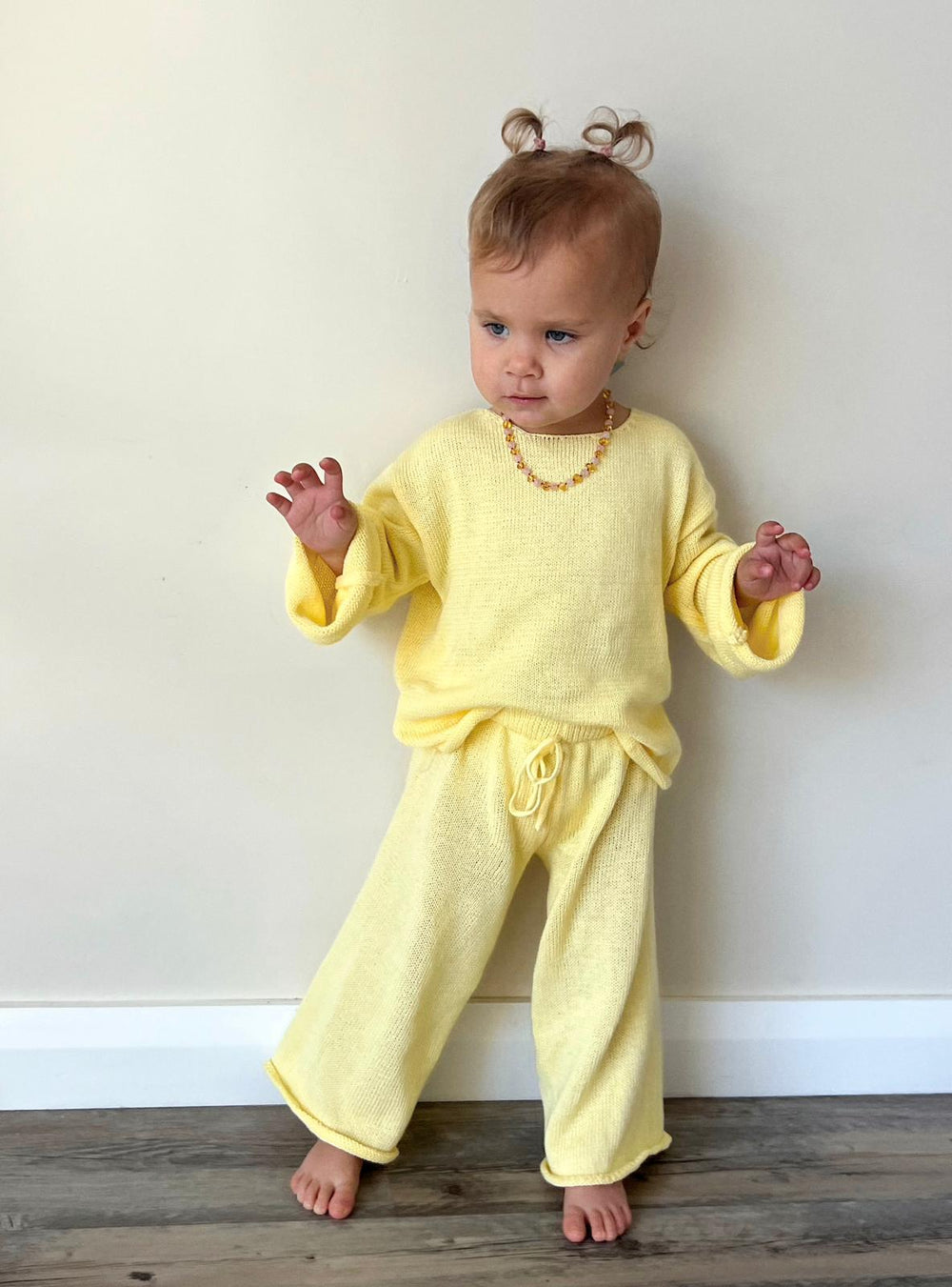 Frankie knit set - butter