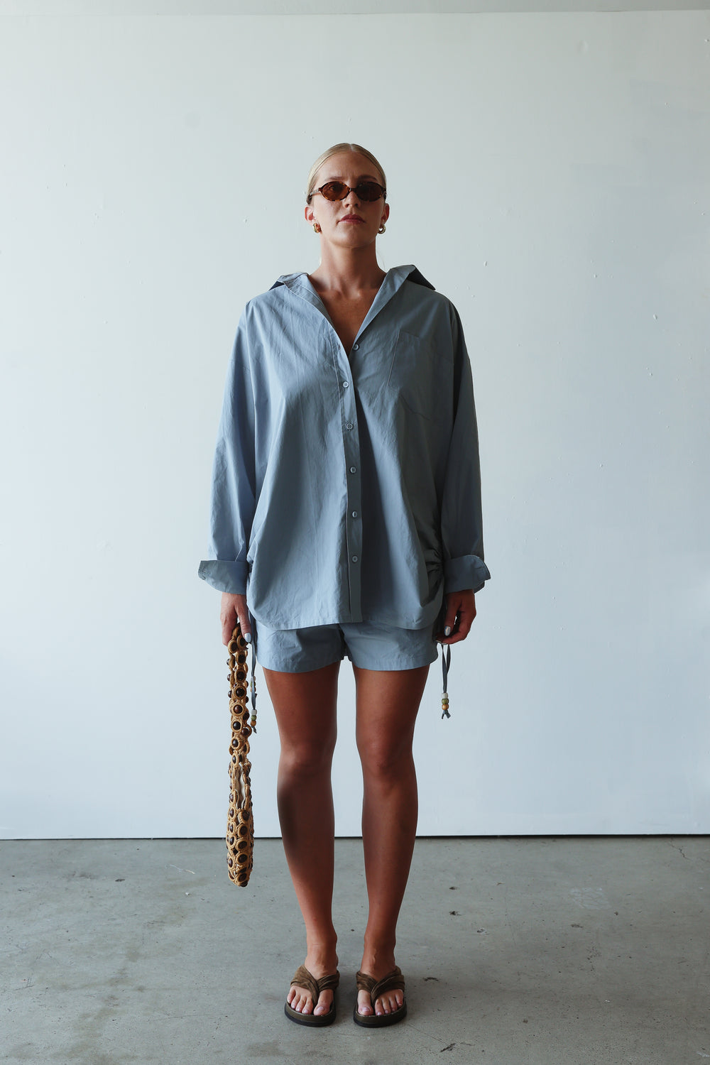 Celine shirt - cornflower