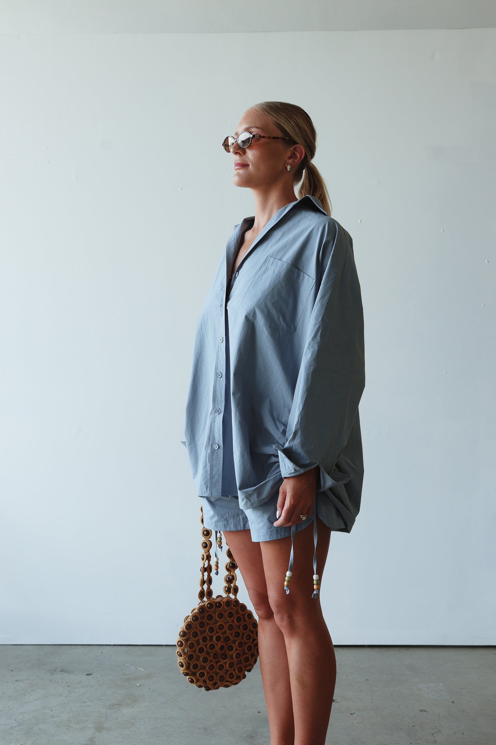 Celine shirt - cornflower