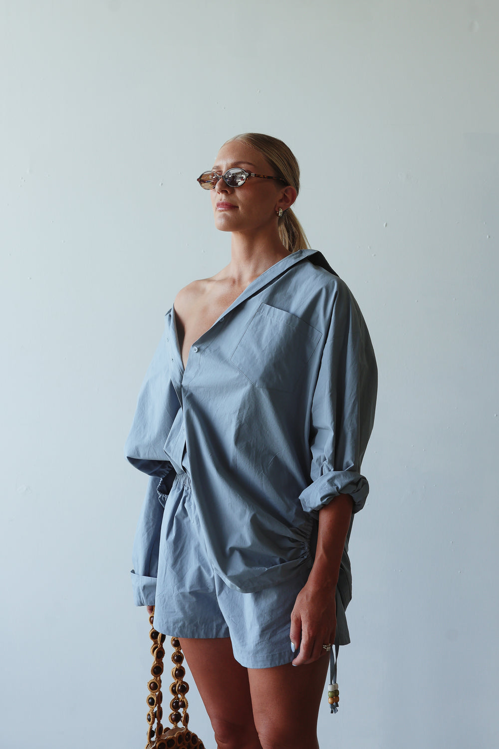 Celine shirt - cornflower