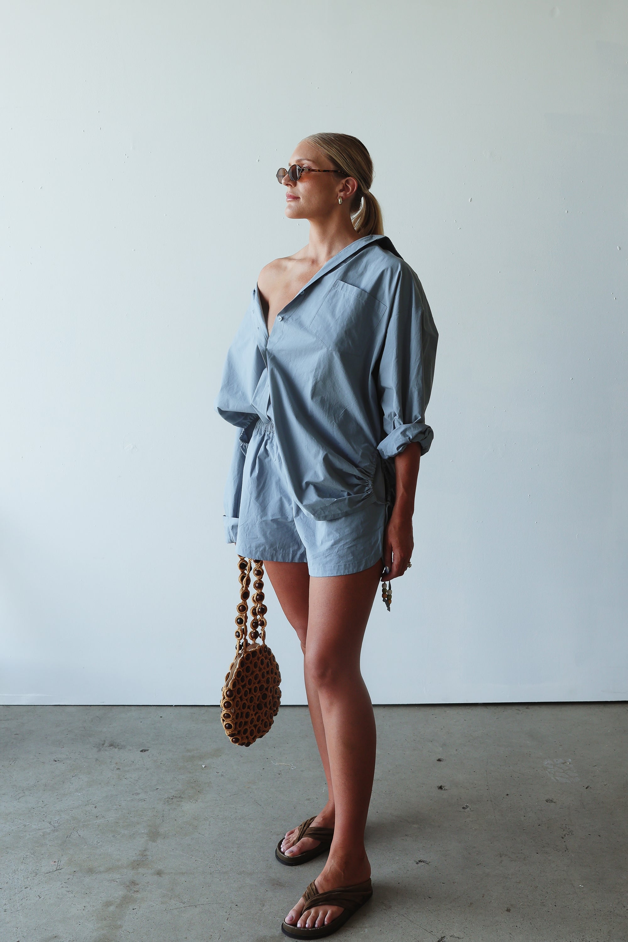 Celine shirt - cornflower