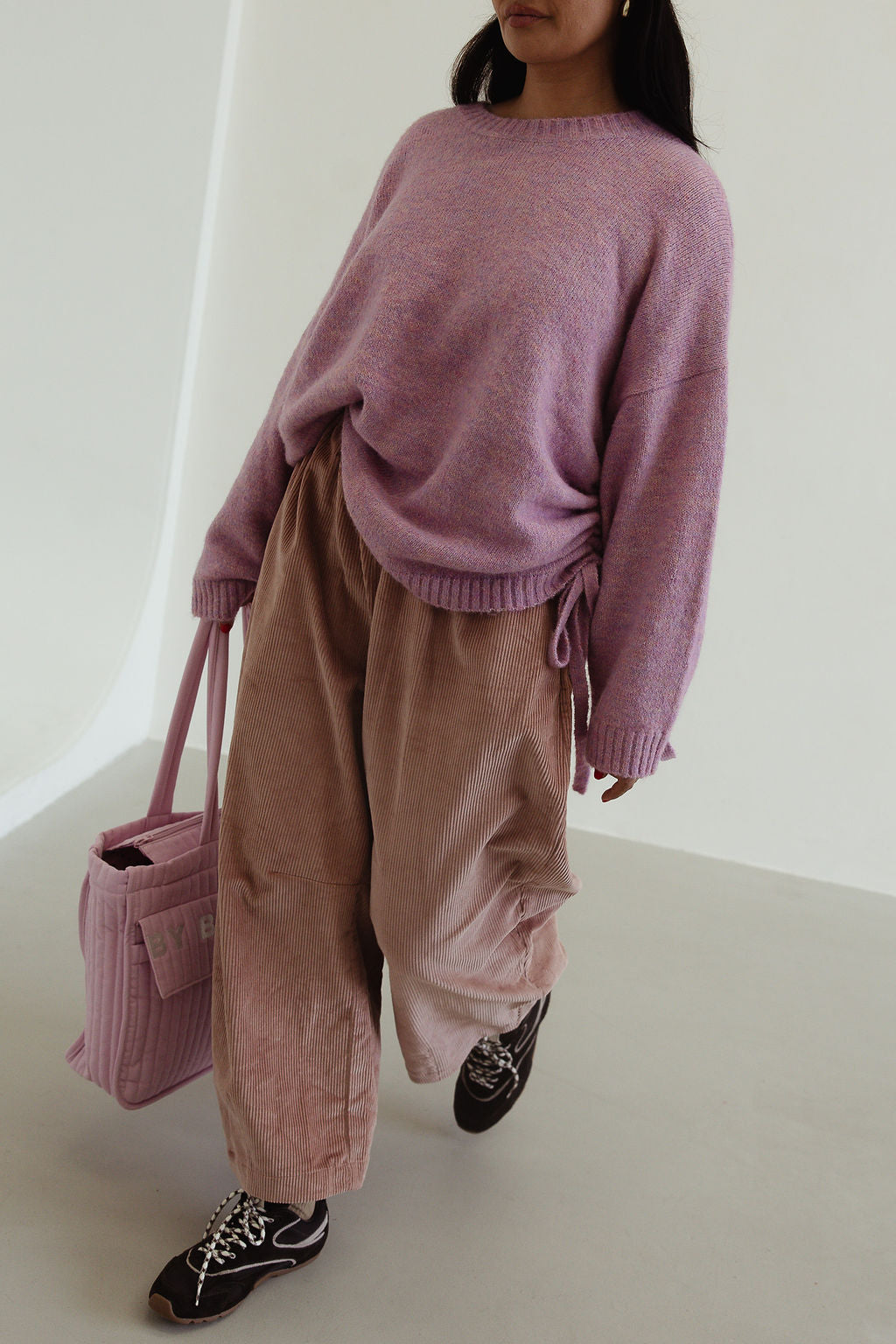Ren cord pant - musk pink