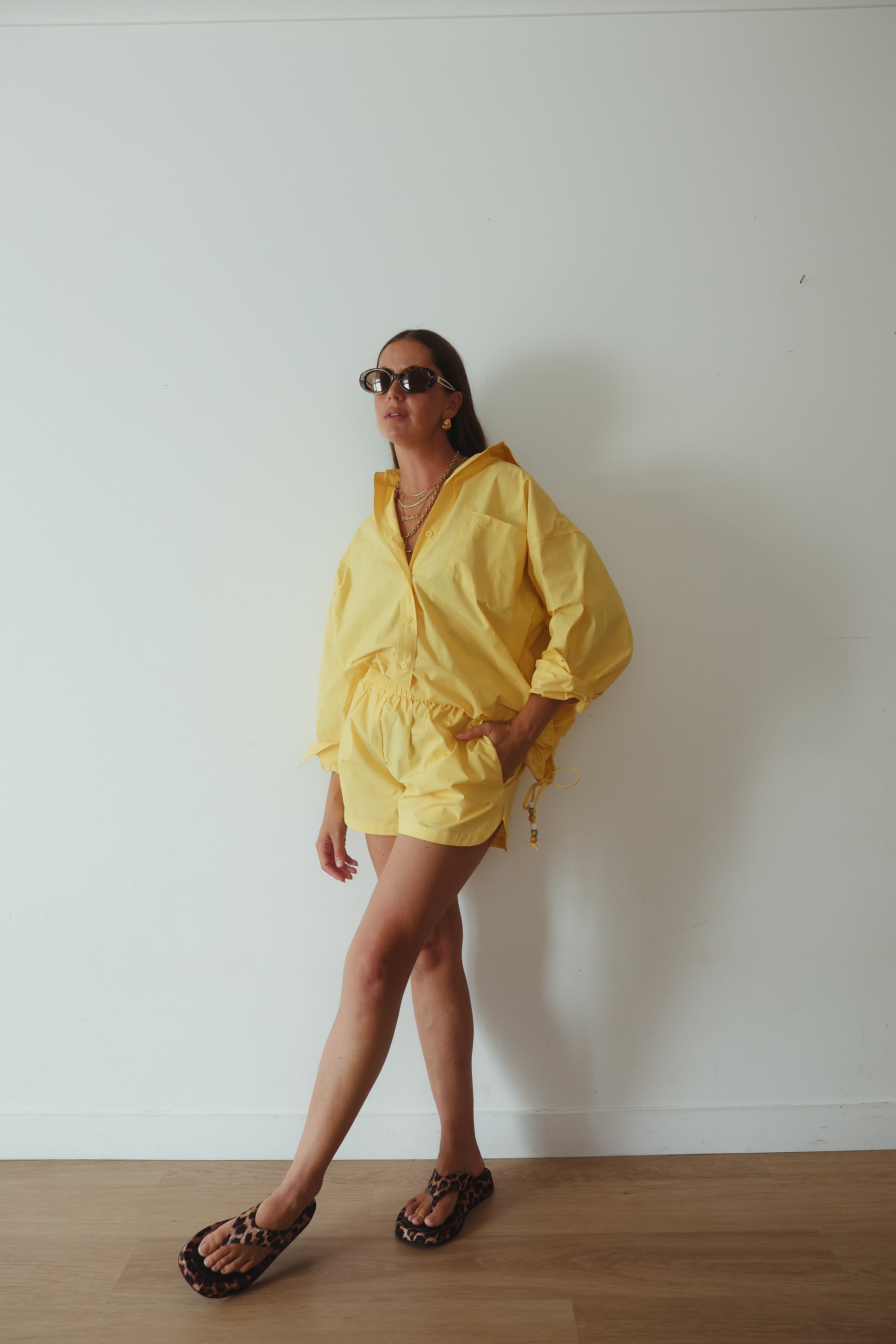 Celine shirt - golden yellow