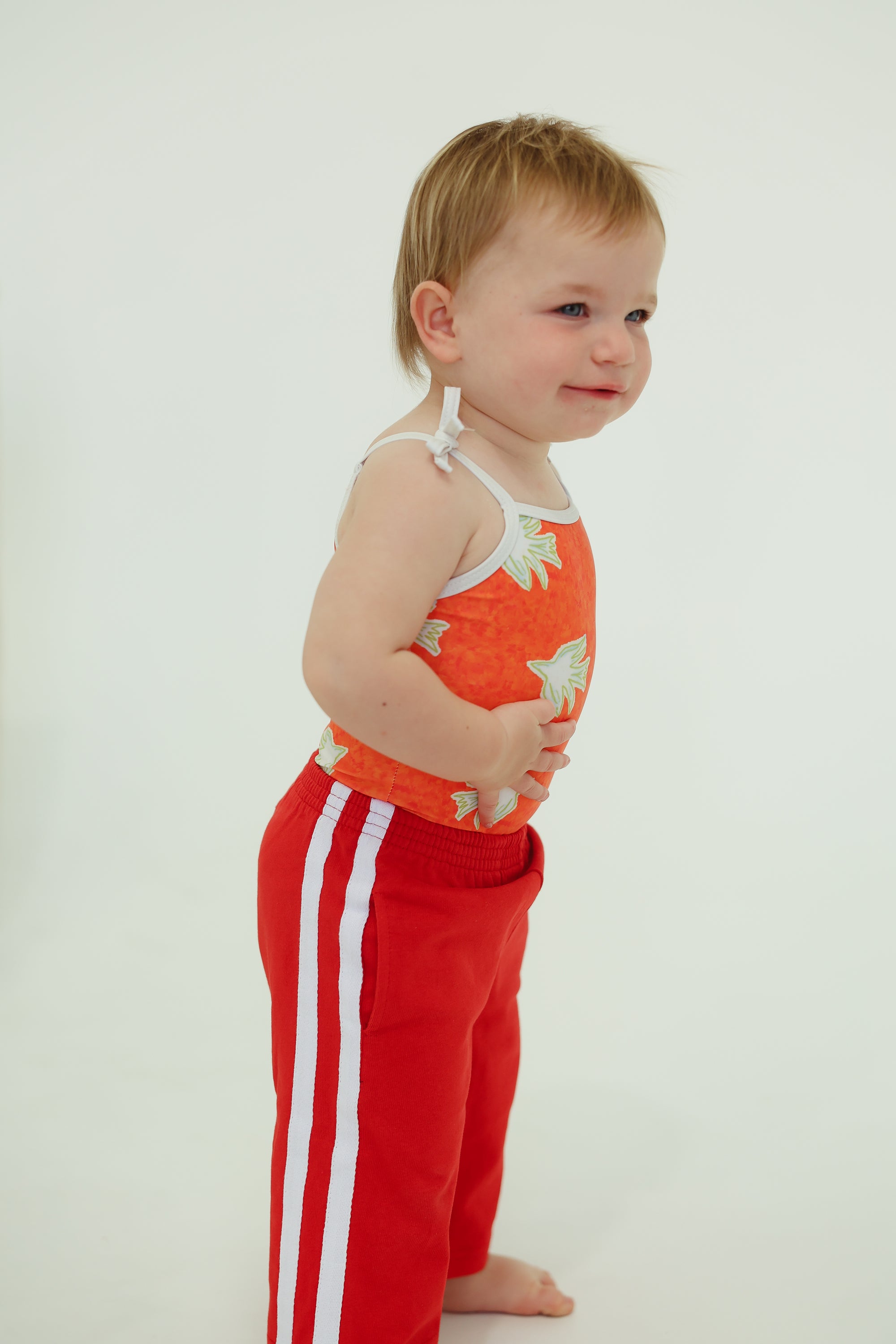 Kids everyday pants - chilli