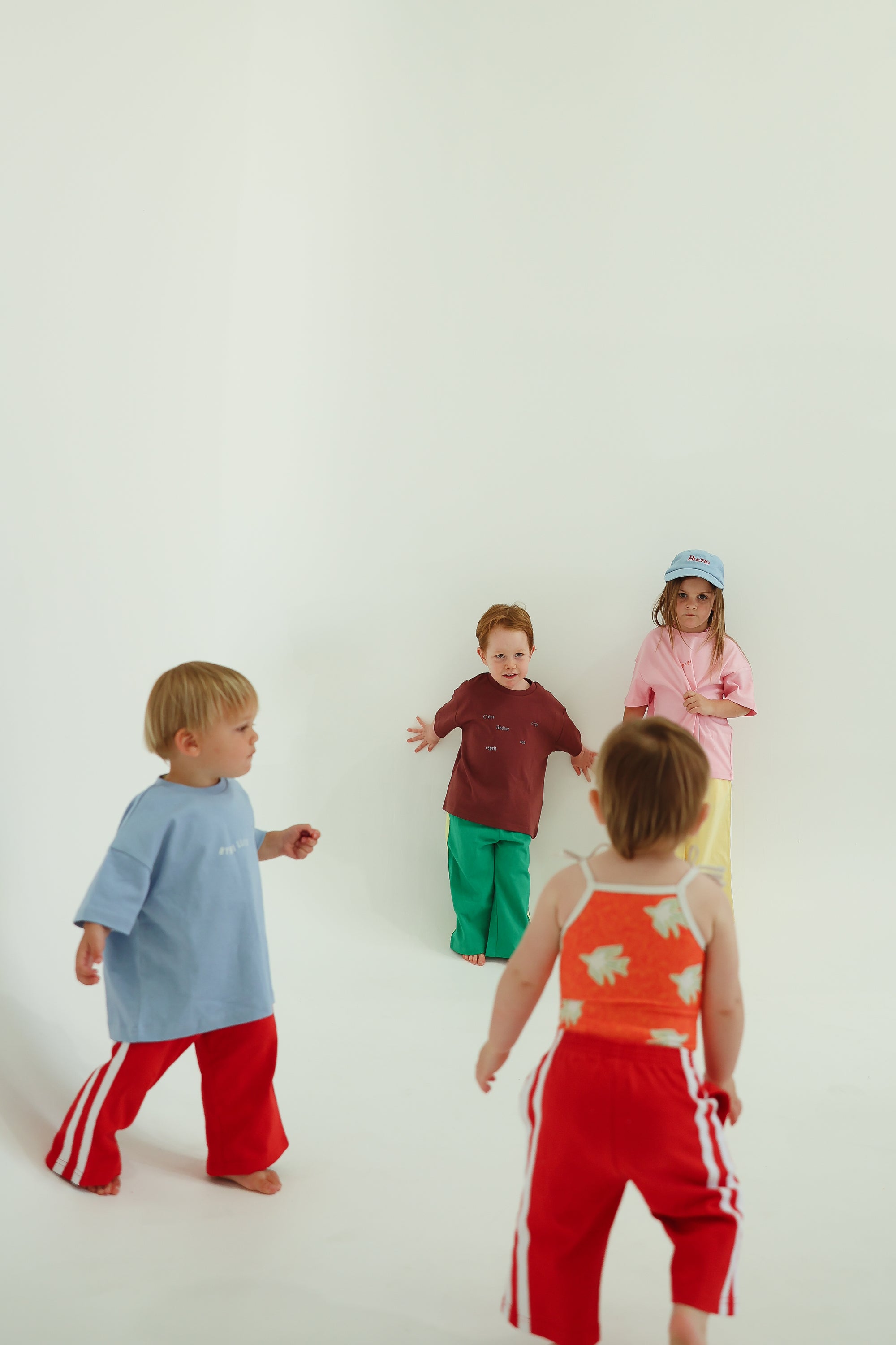 Kids everyday pants - chilli