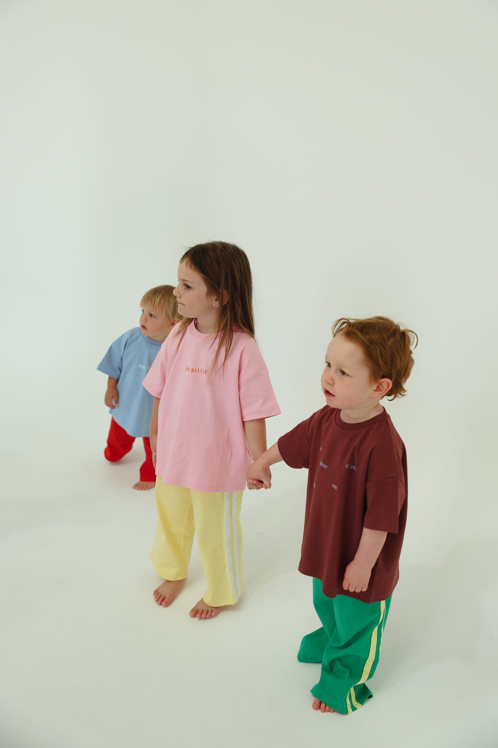 Organic cotton wave tee - pink