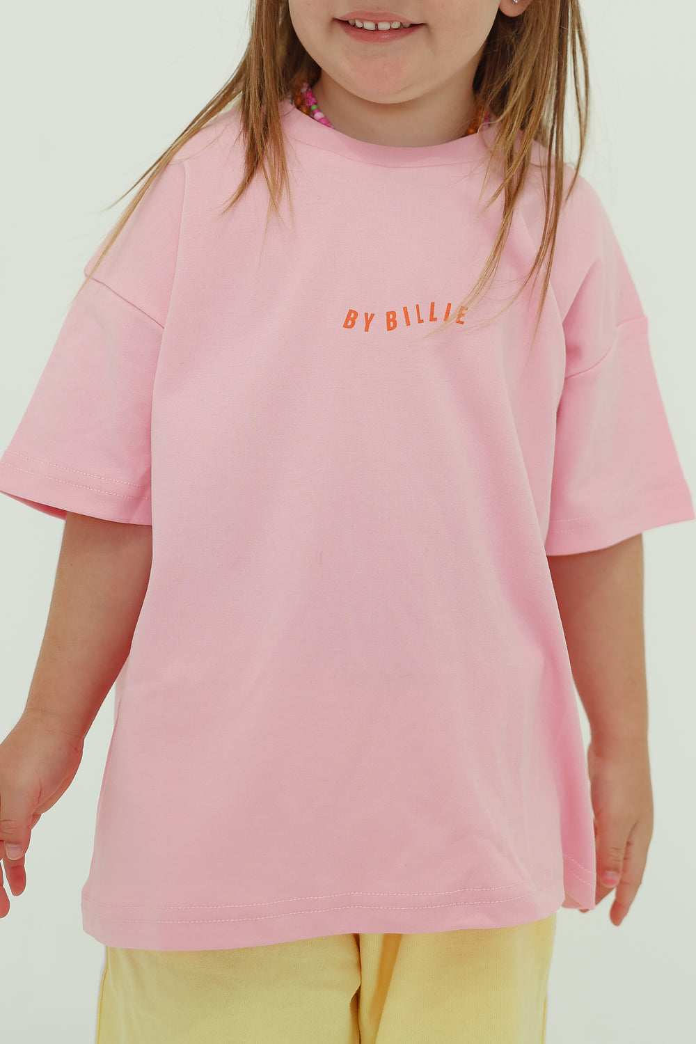 Organic cotton wave tee - pink