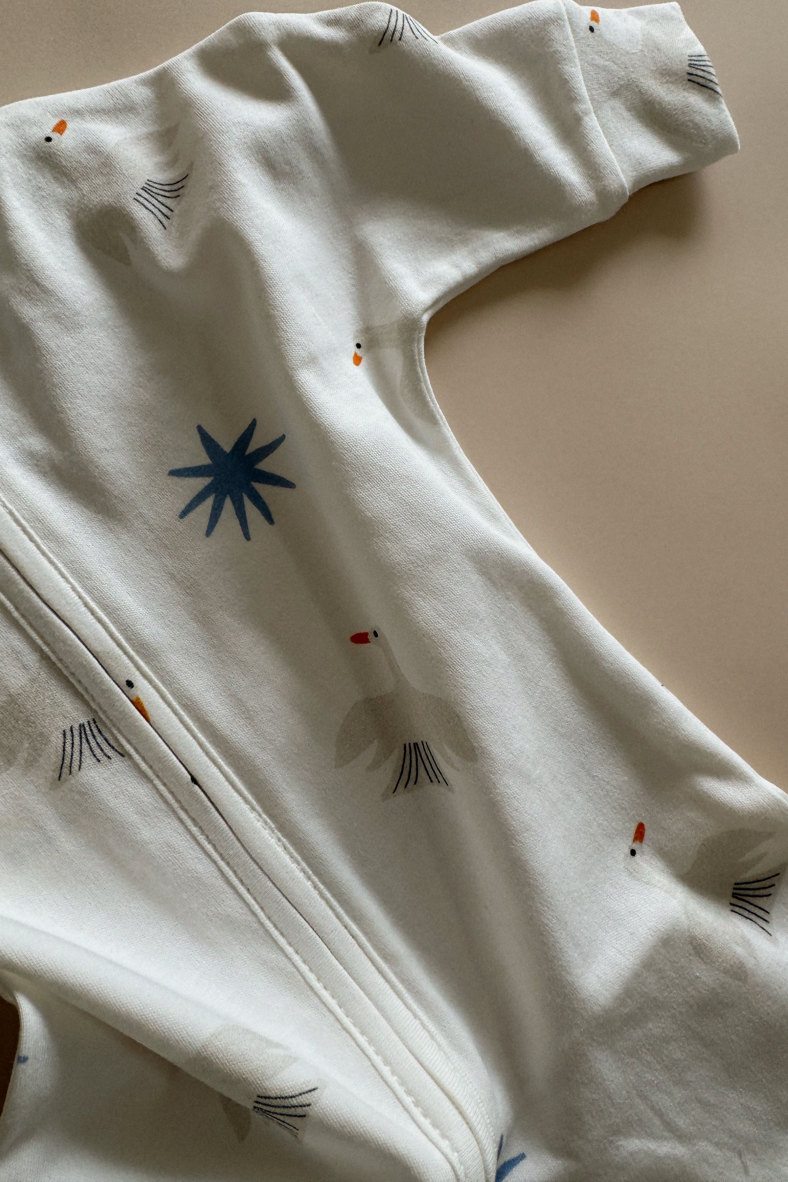 Organic cotton zip onesie - free