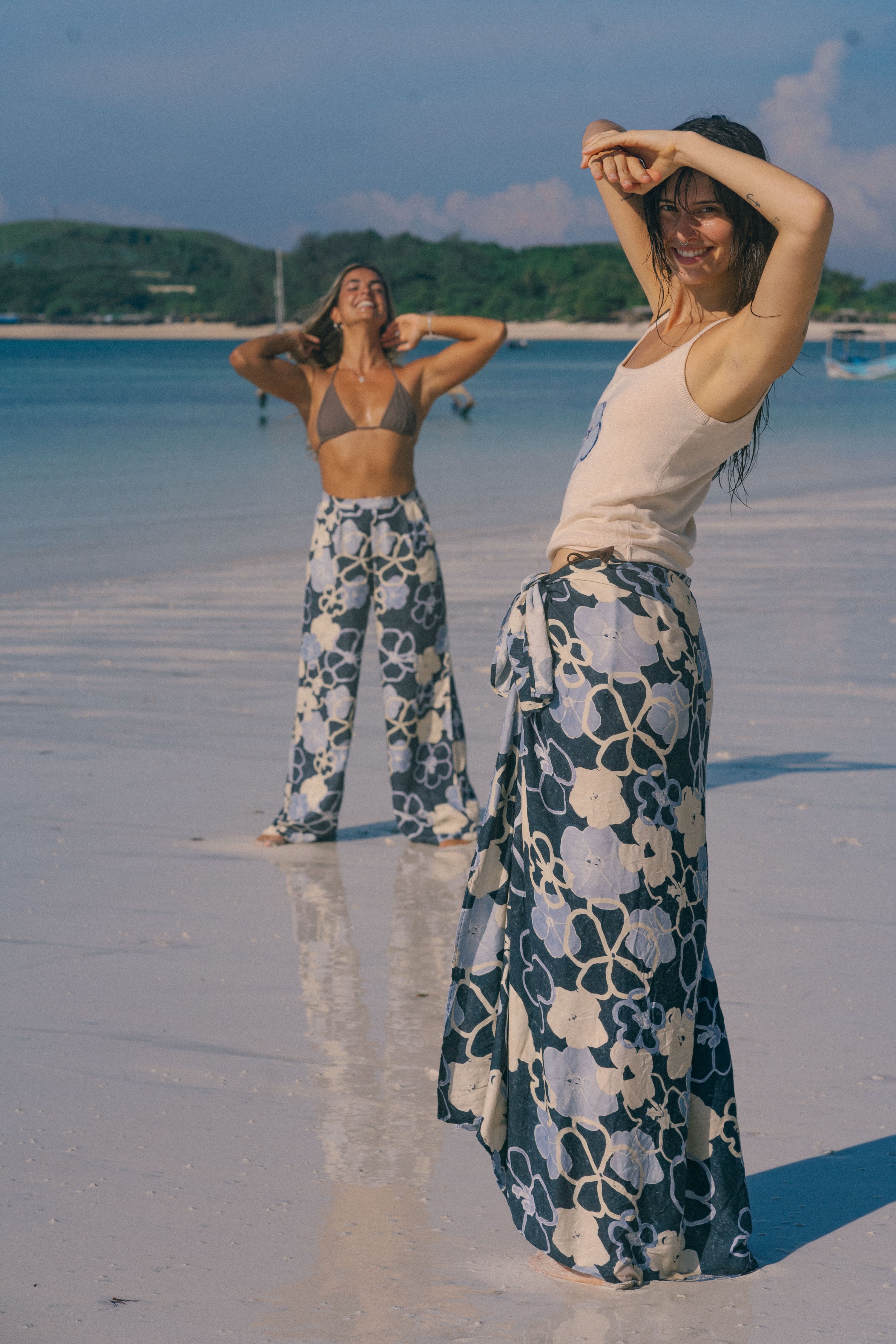 Serene bloom sarong