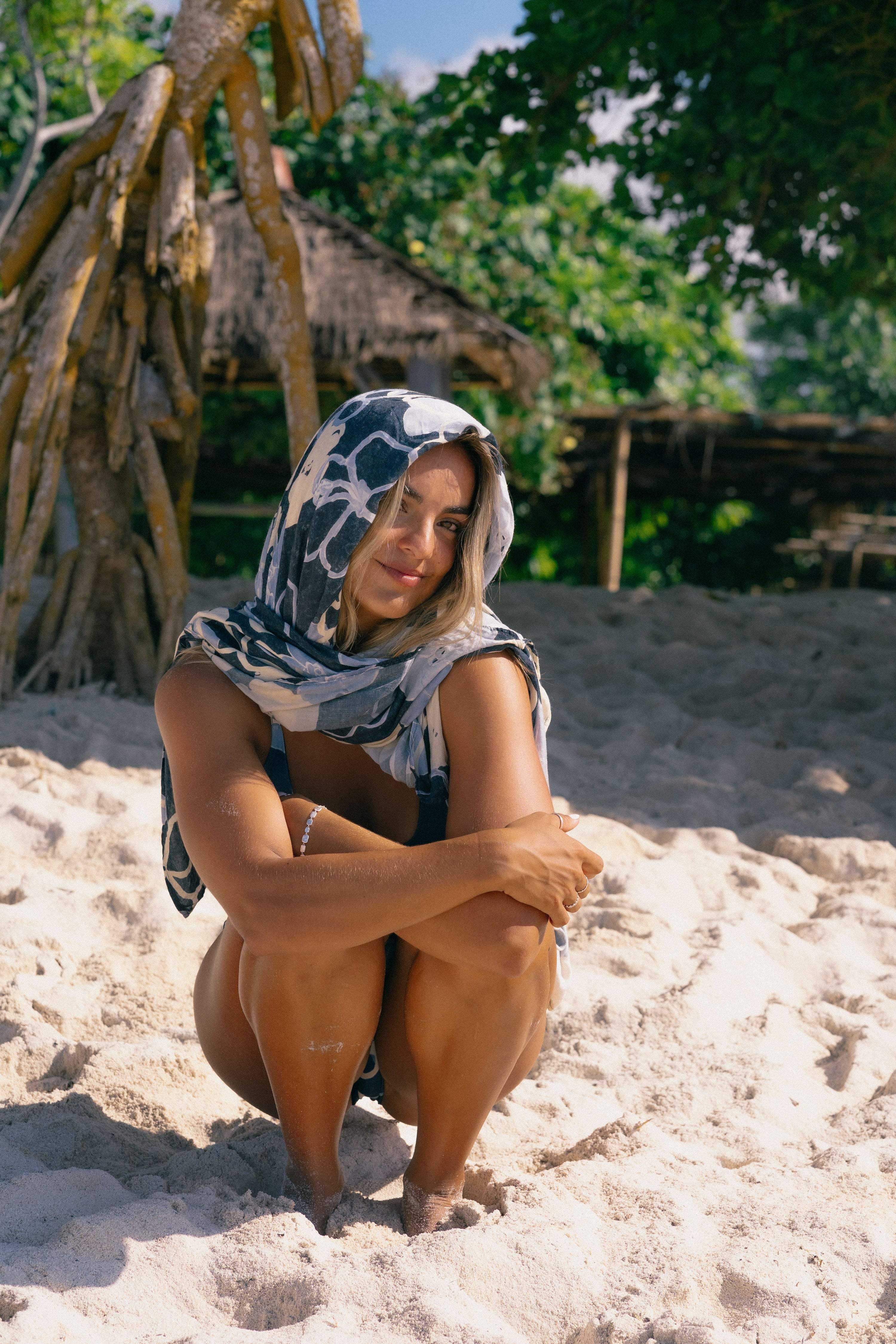 Serene bloom sarong