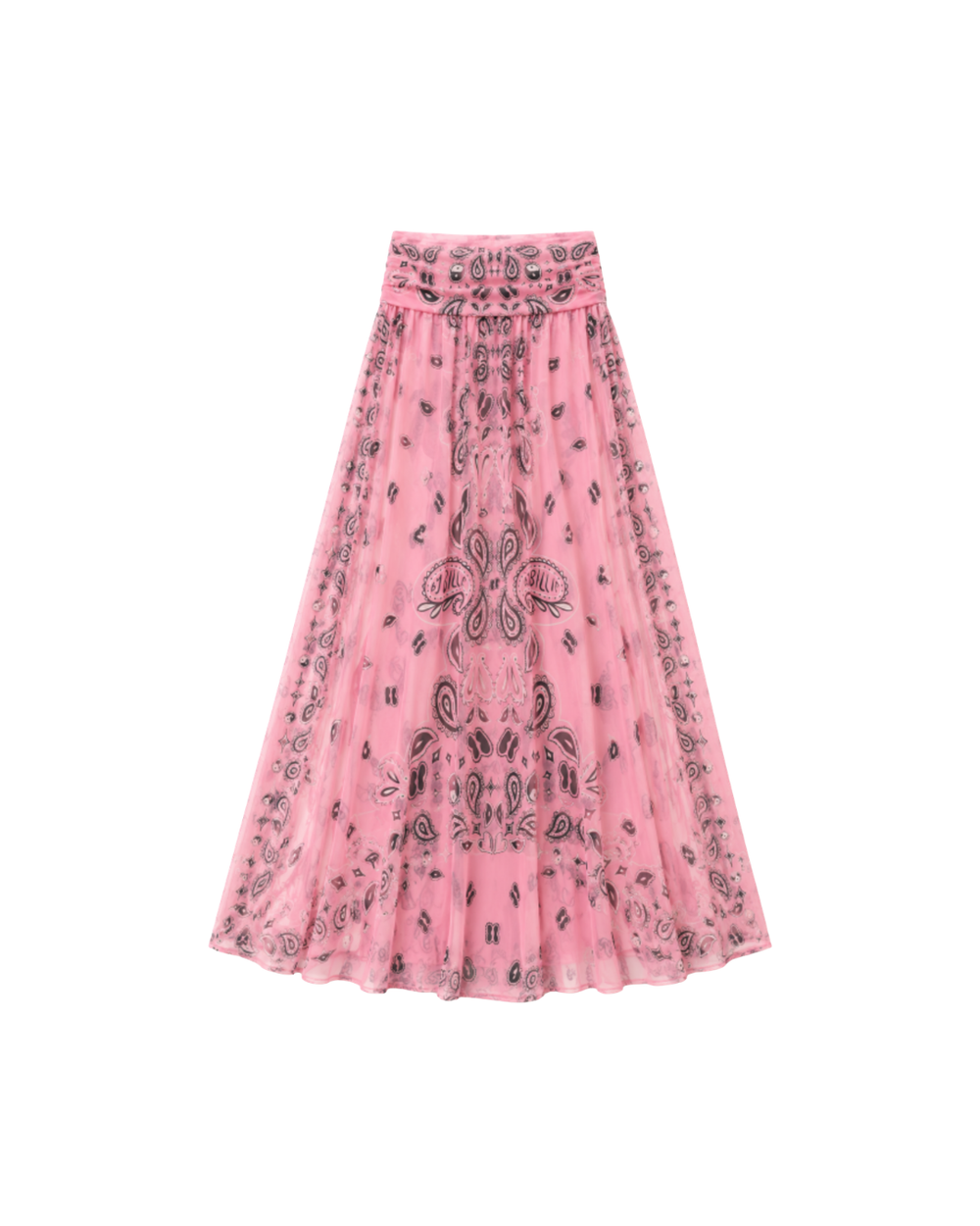 Billie bandana mesh skirt - pink