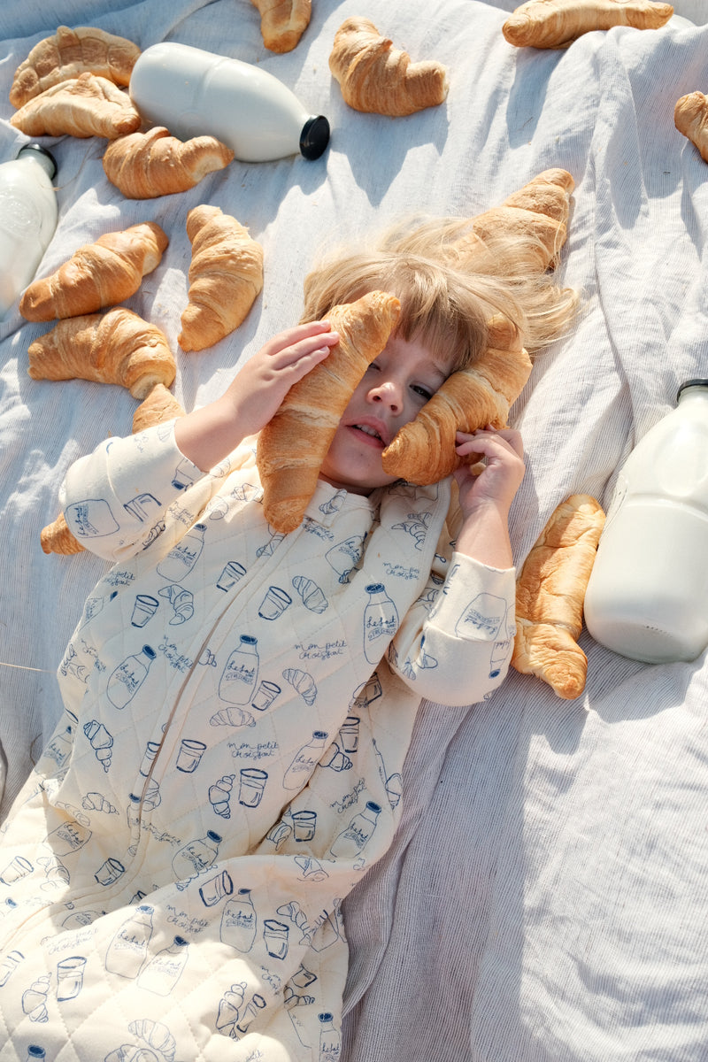 Sleep bag - milk & croissant