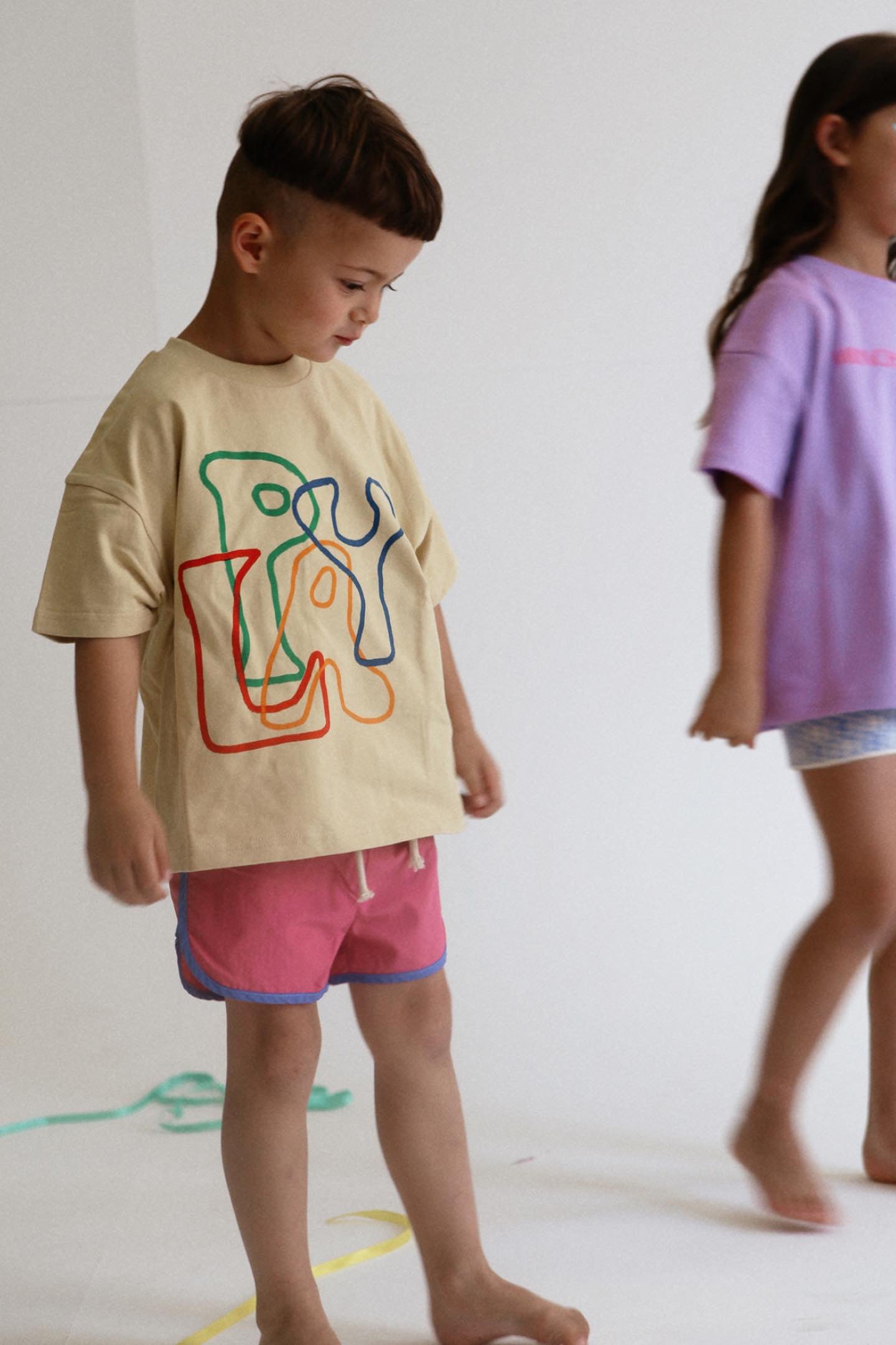 Play kids tee - mustard