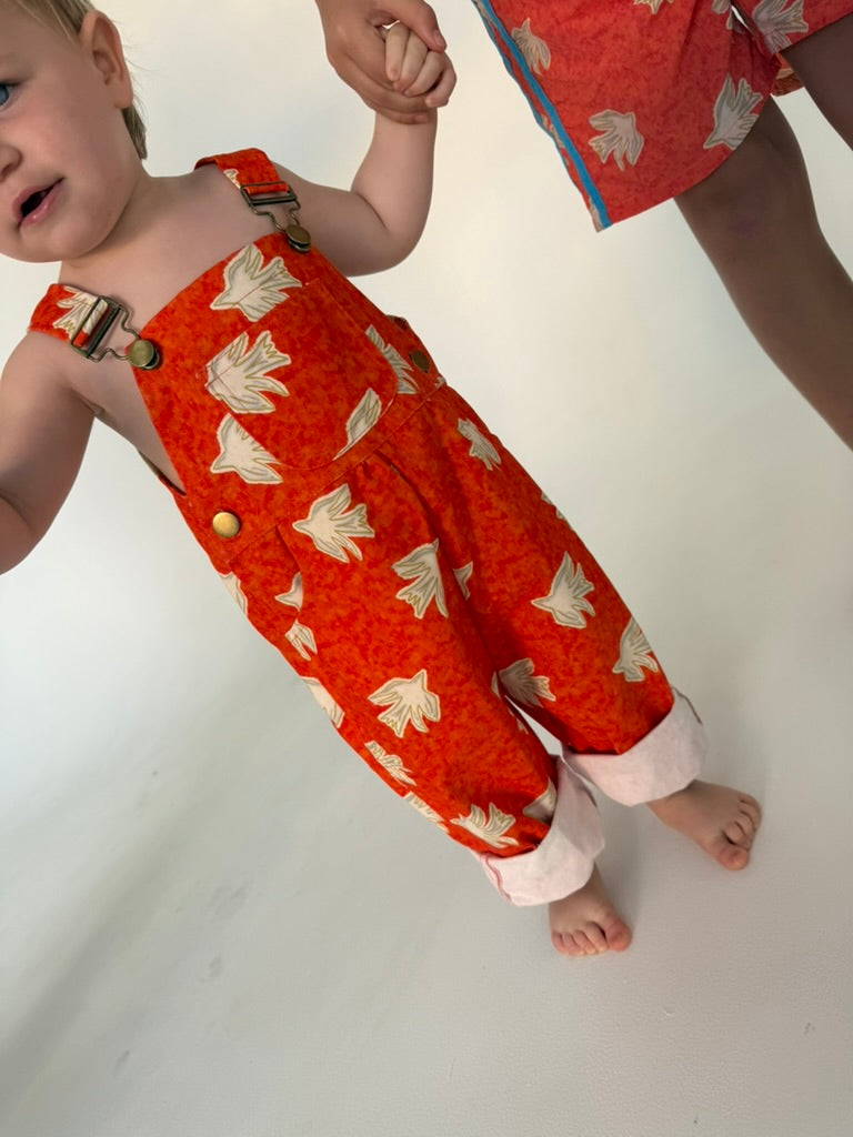 Le petit oiseau overalls