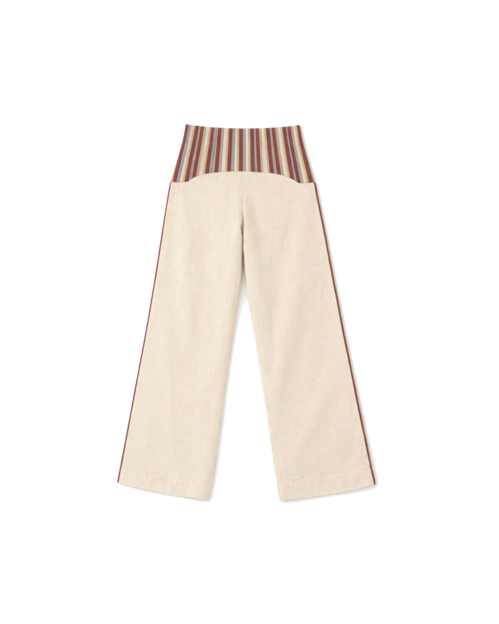 Frankie pant - natural/stripe