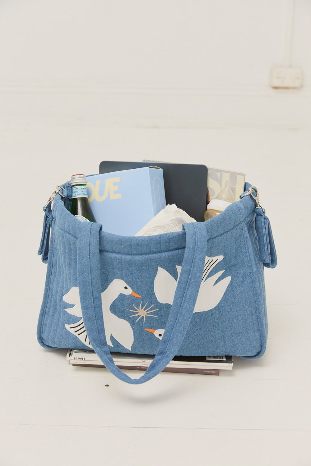 The By Billie baby bag - denim