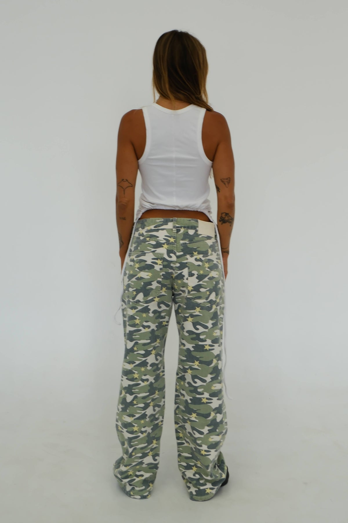 Baggy jean - camo star