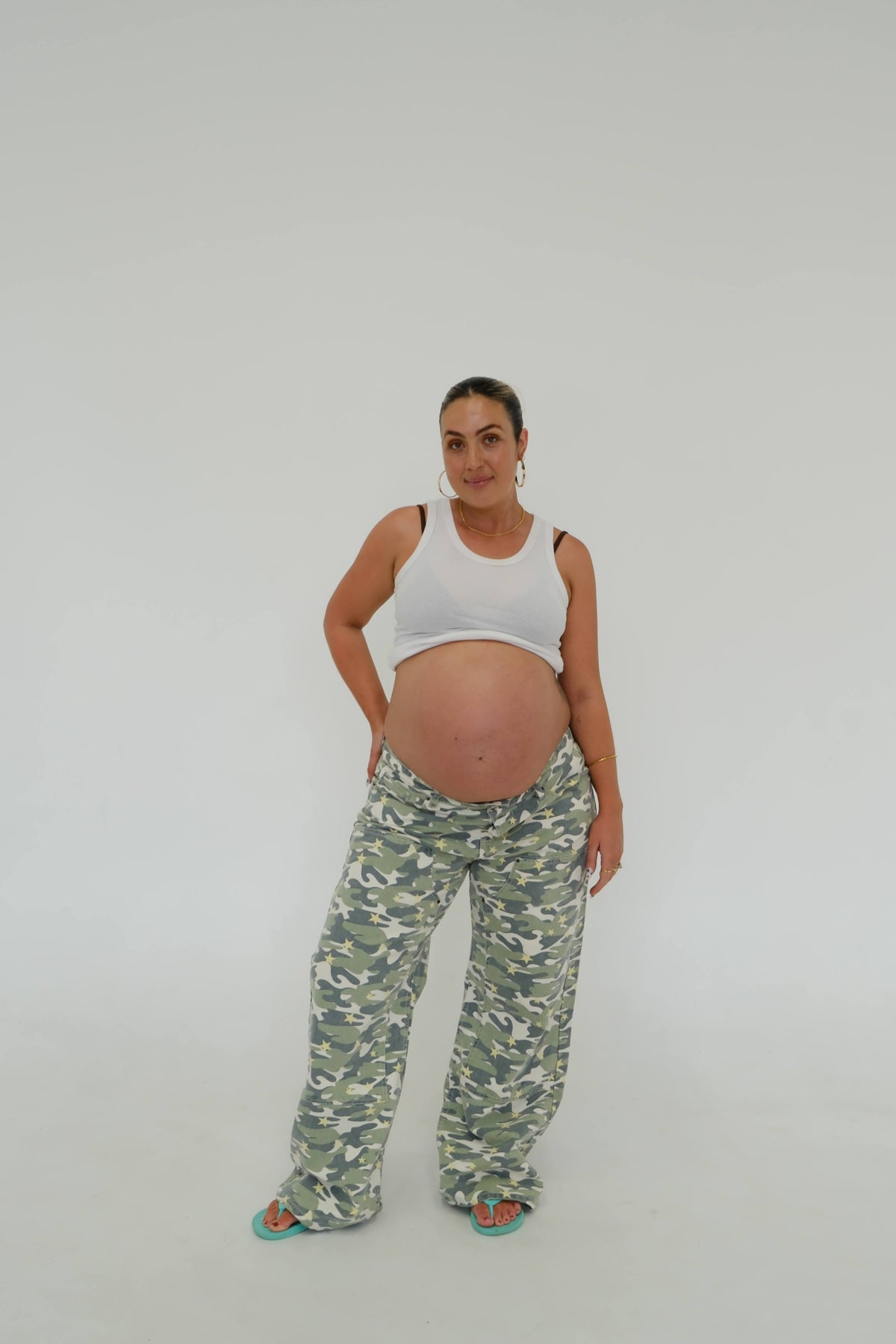 Baggy jean - camo star