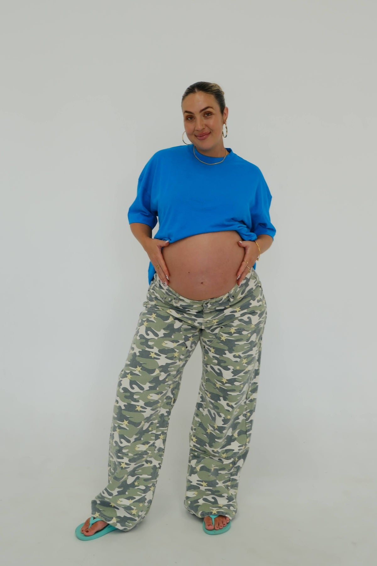 Baggy jean - camo star