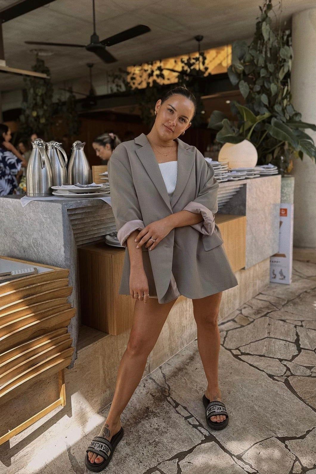 The Charlotte blazer - twill
