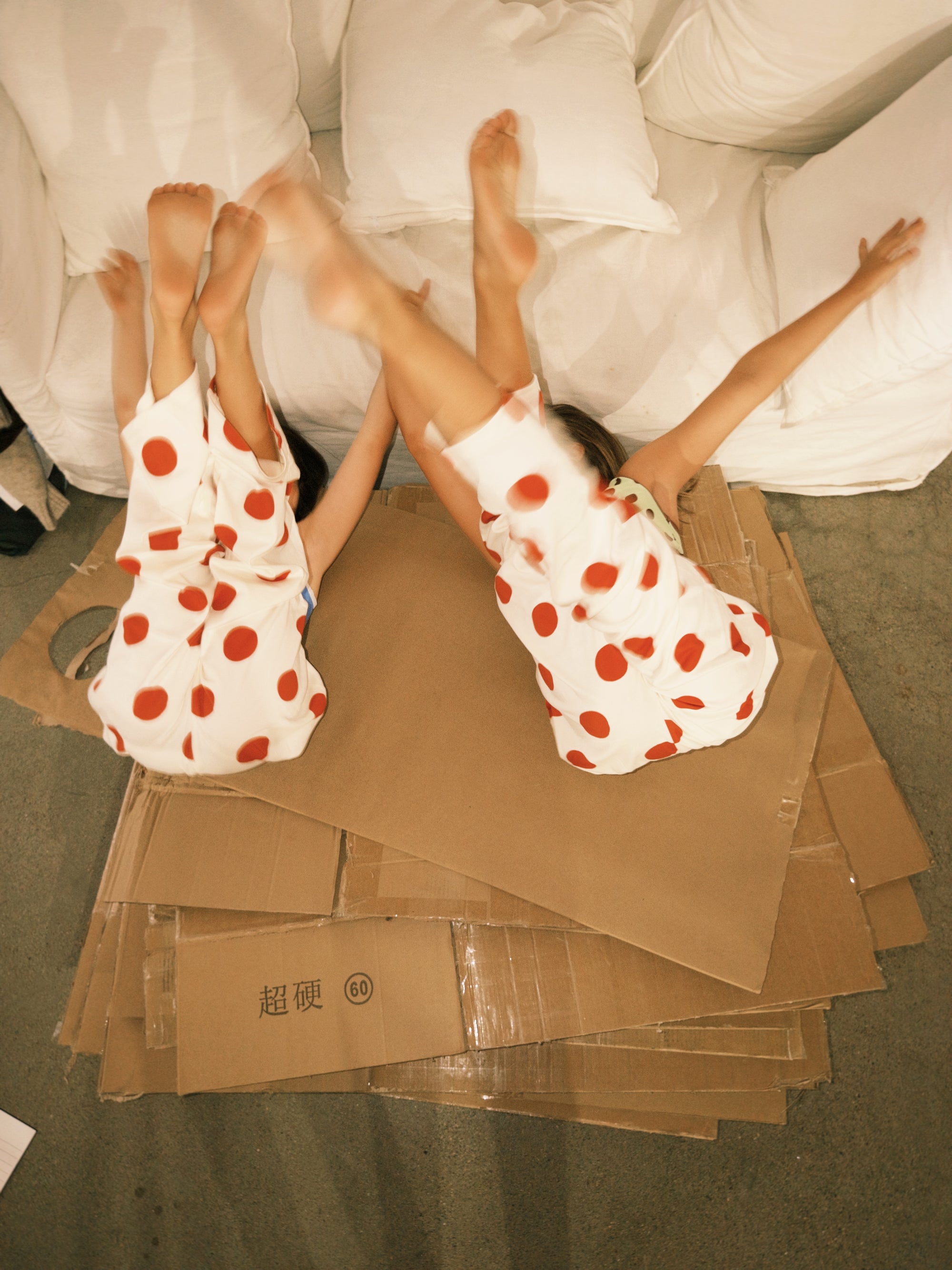 Polka dot pant - red/white