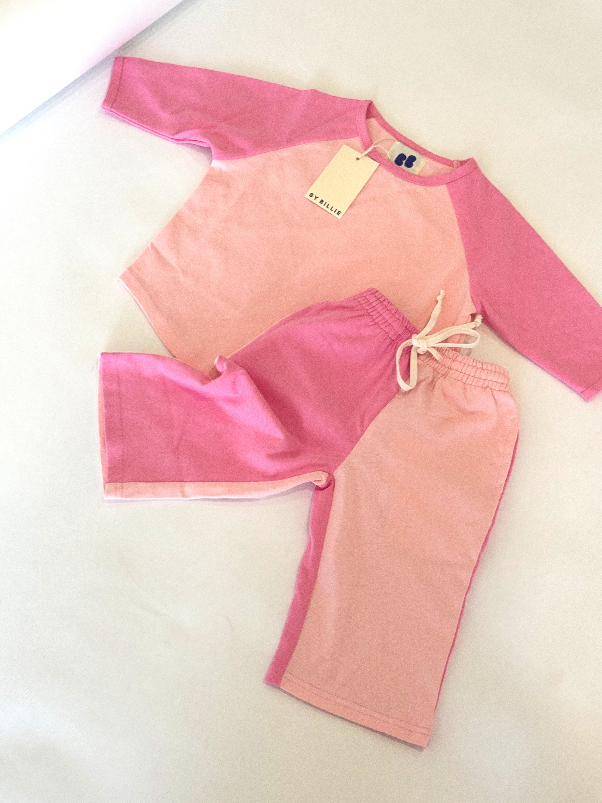 Colourblock pants - pink