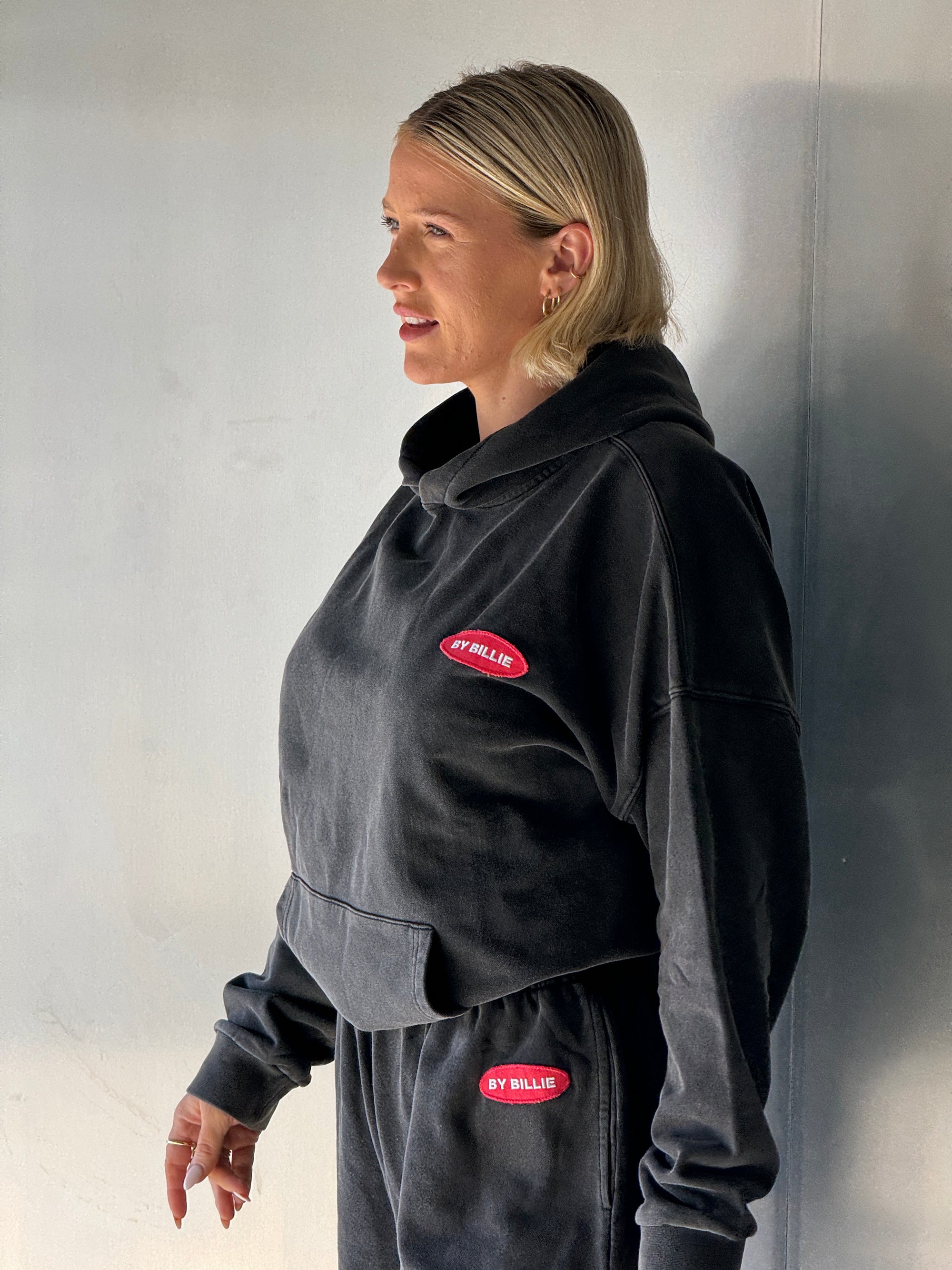 Essential hoodie - charcoal
