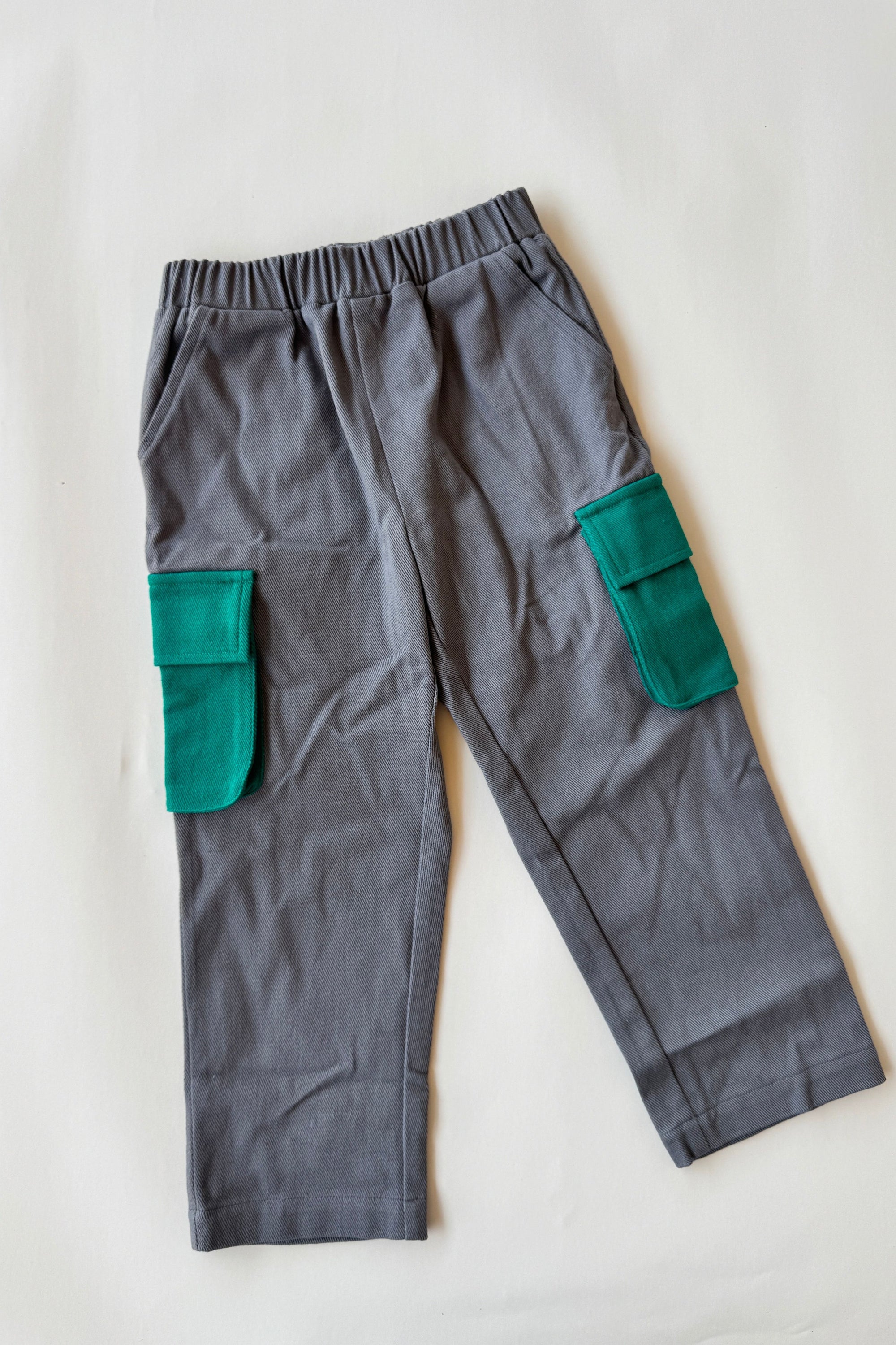 Charcoal canvas pants - OUTLET