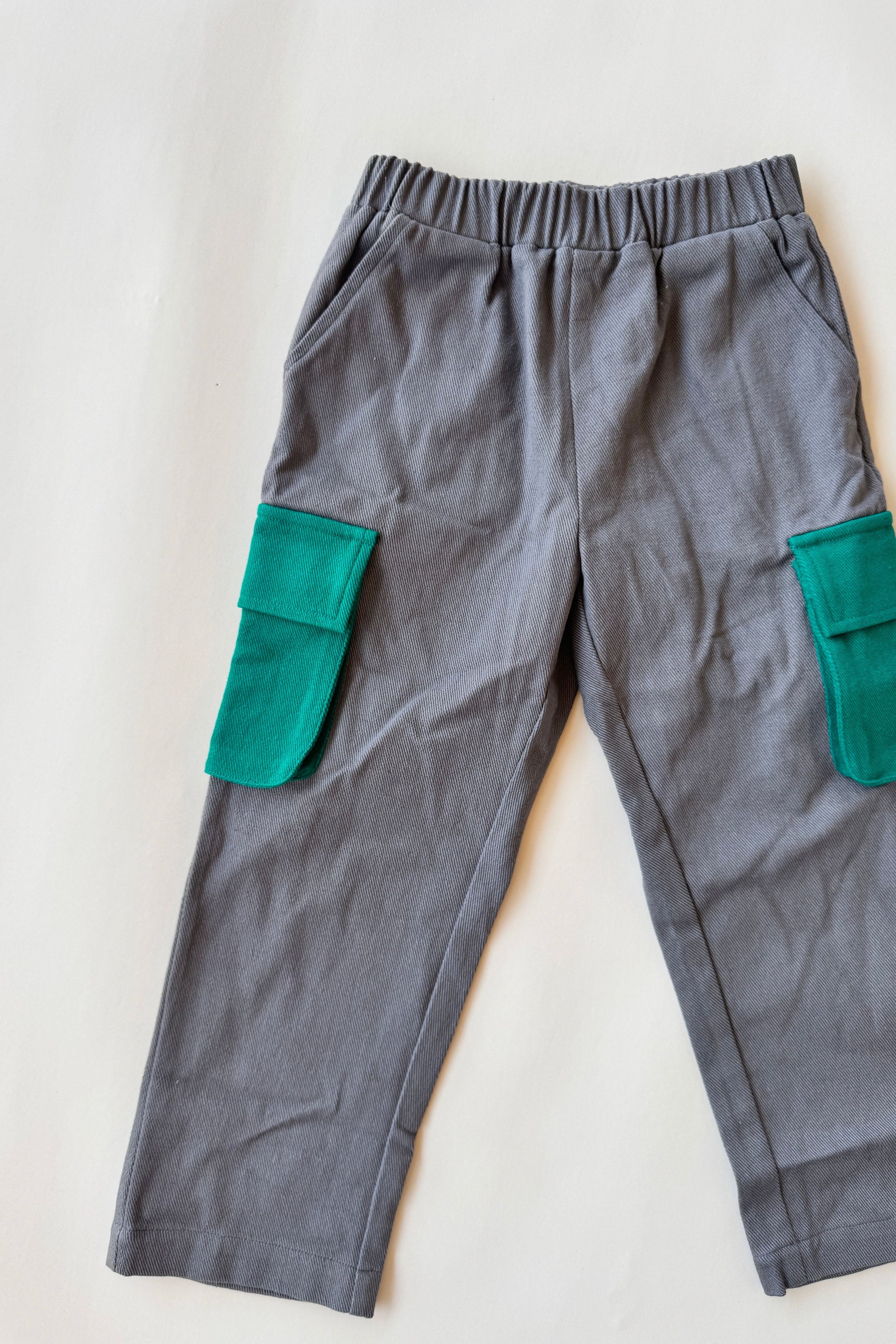 Charcoal canvas pants - OUTLET