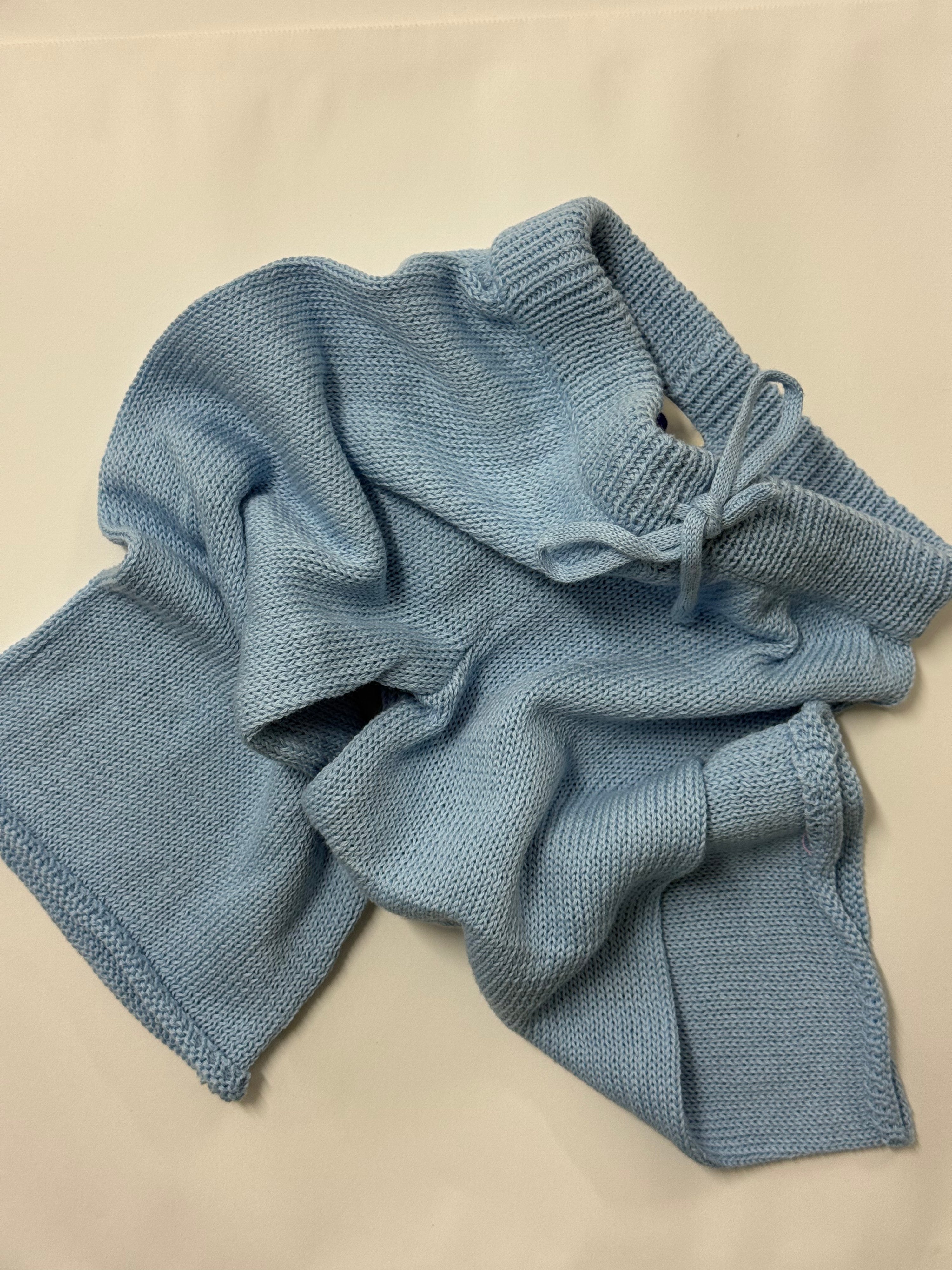 Frankie knit pants - cornflower blue