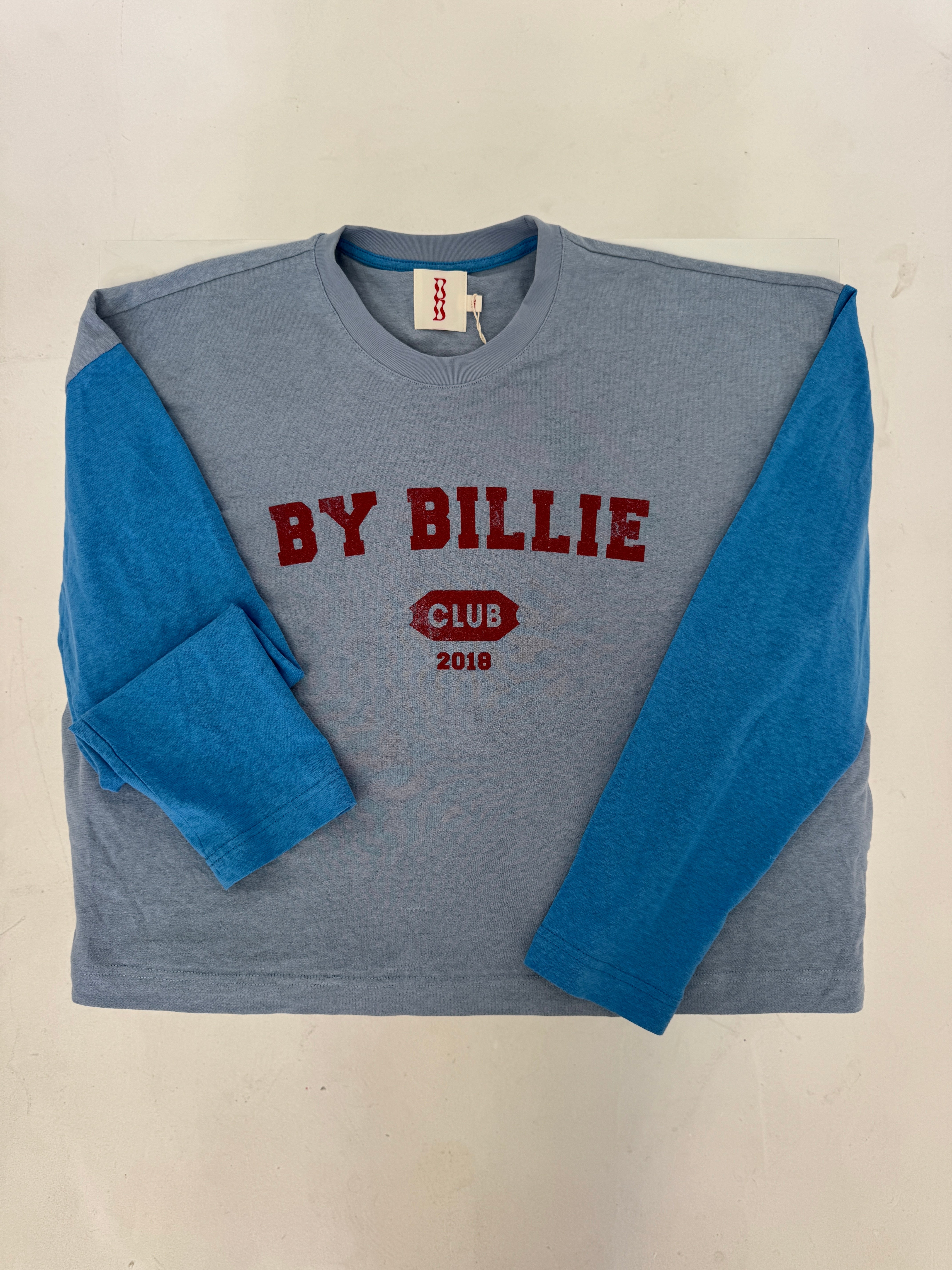 By Billie Club tee - dusty blue