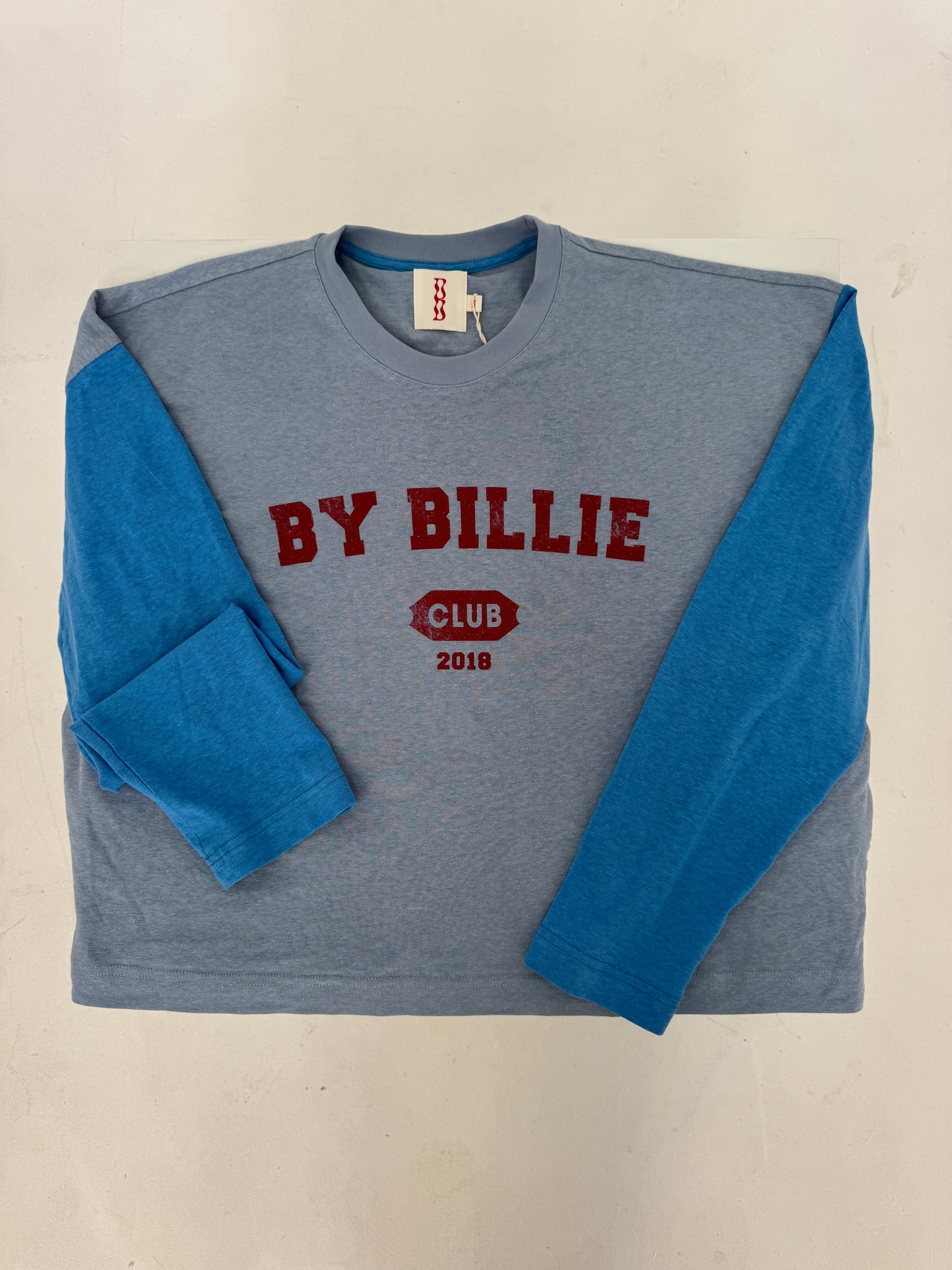 By Billie Club tee - dusty blue