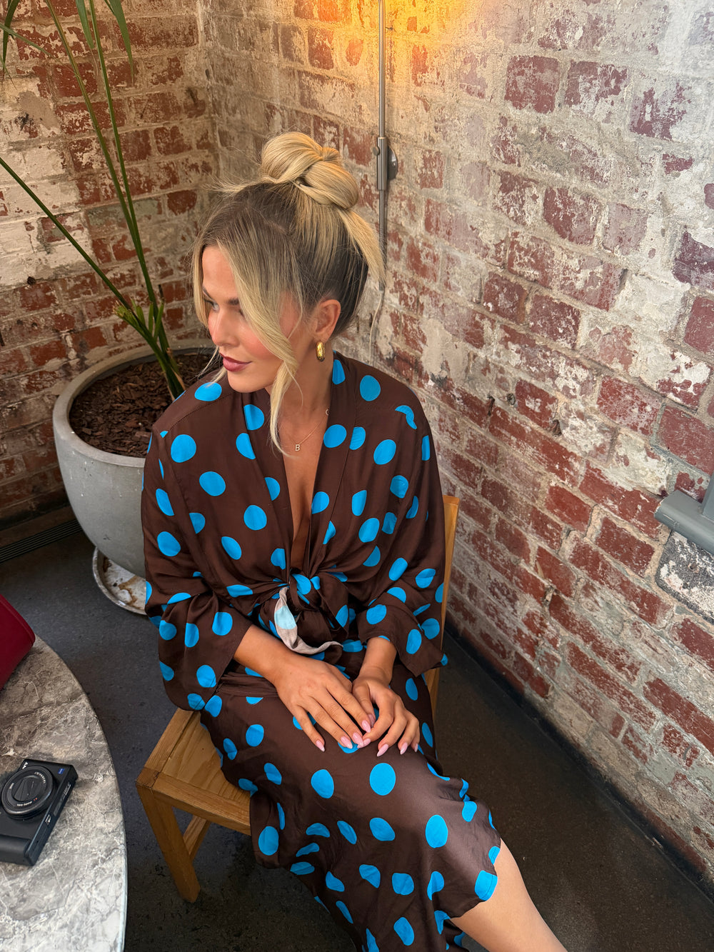 Luella kimono - polka dot