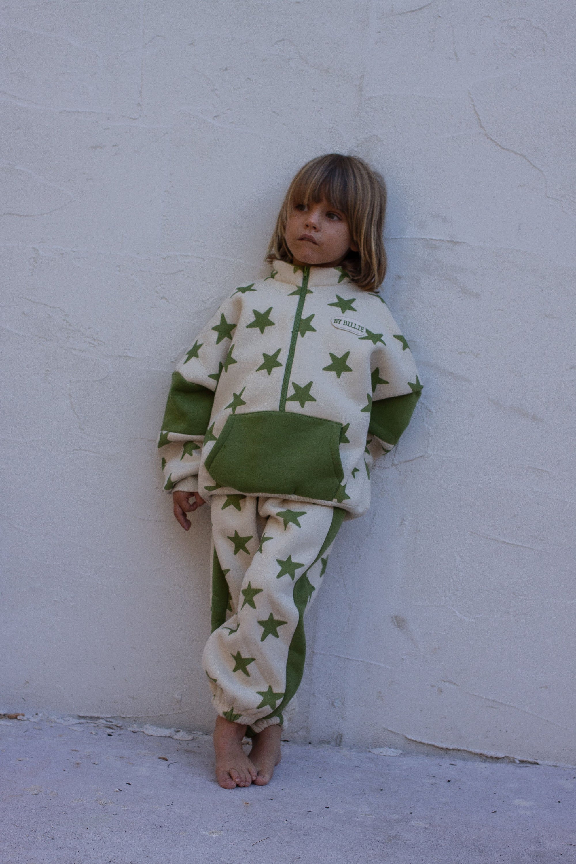 Racer Fleece Pullover - green