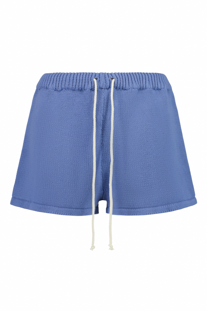 Romy knit short - cornflower blue
