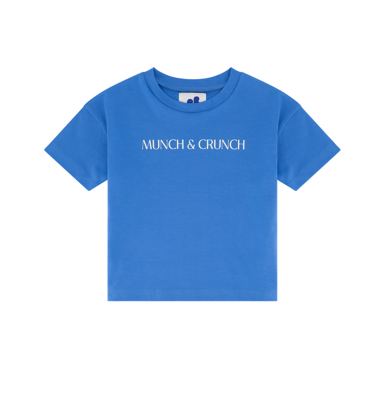 Munch & crunch tee - blue