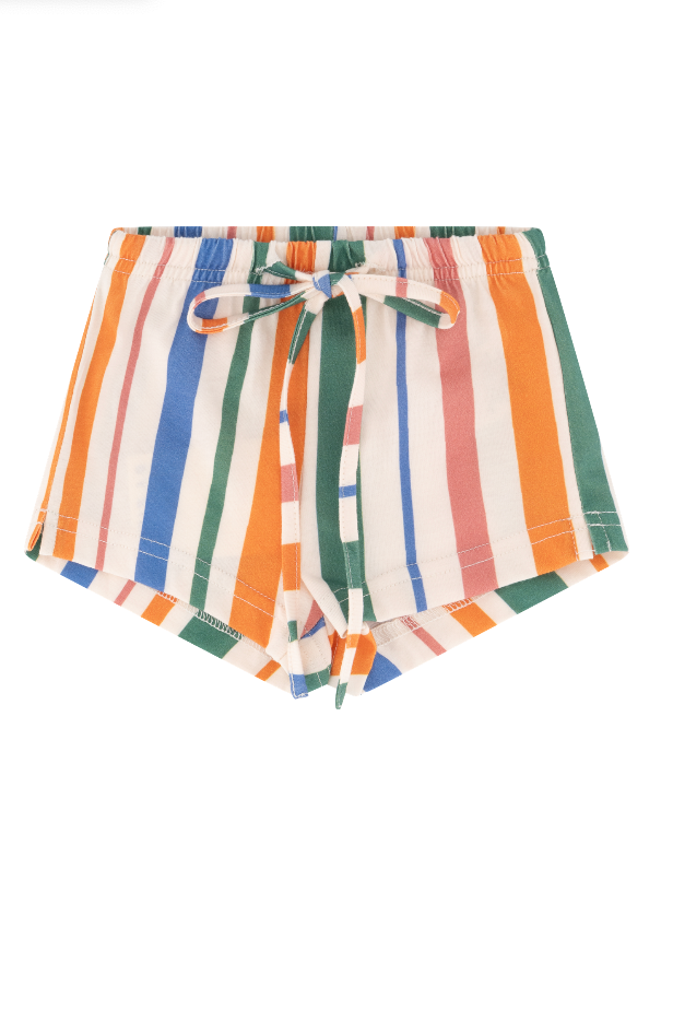 Stripe play shorties