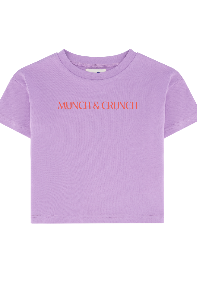 Munch & crunch tee - lilac