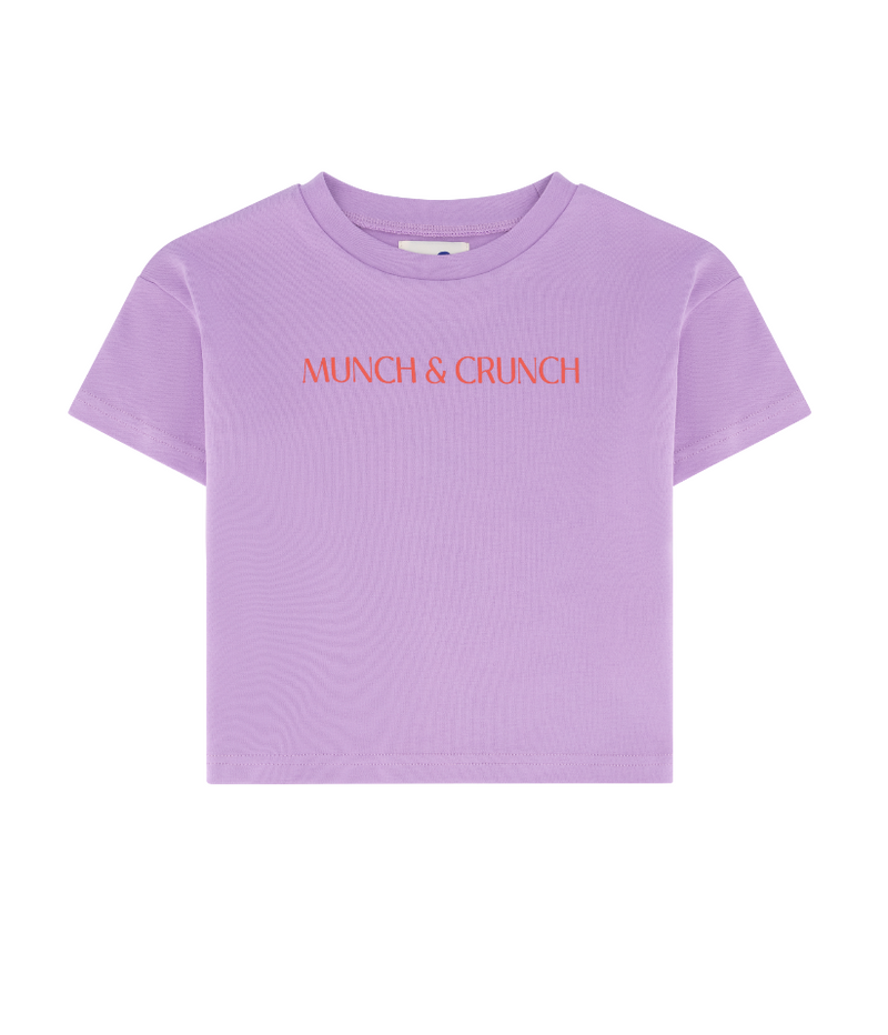 Munch & crunch tee - lilac