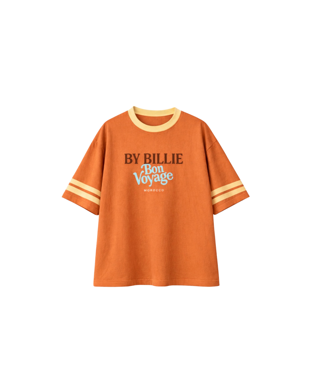 Athletic hemp/cotton tee - bon voyage