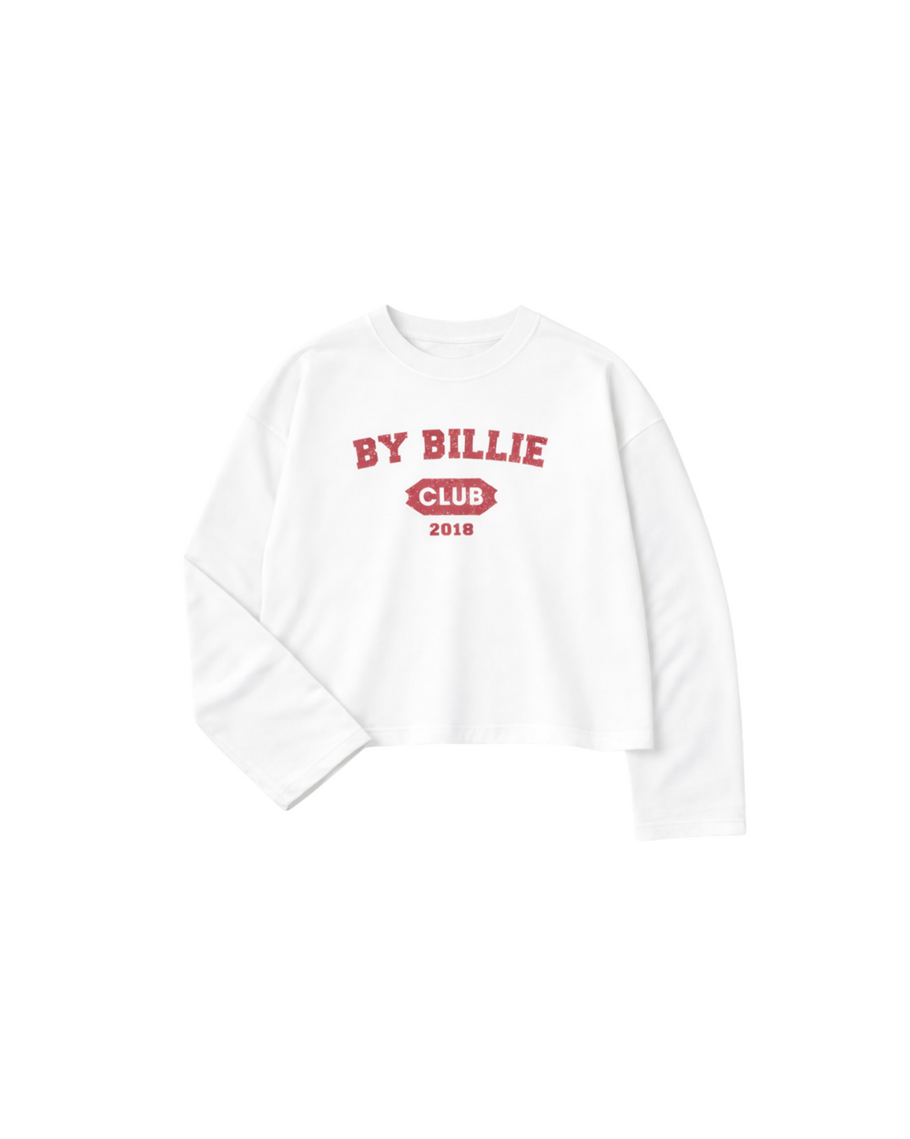 By Billie Club tee - white/red