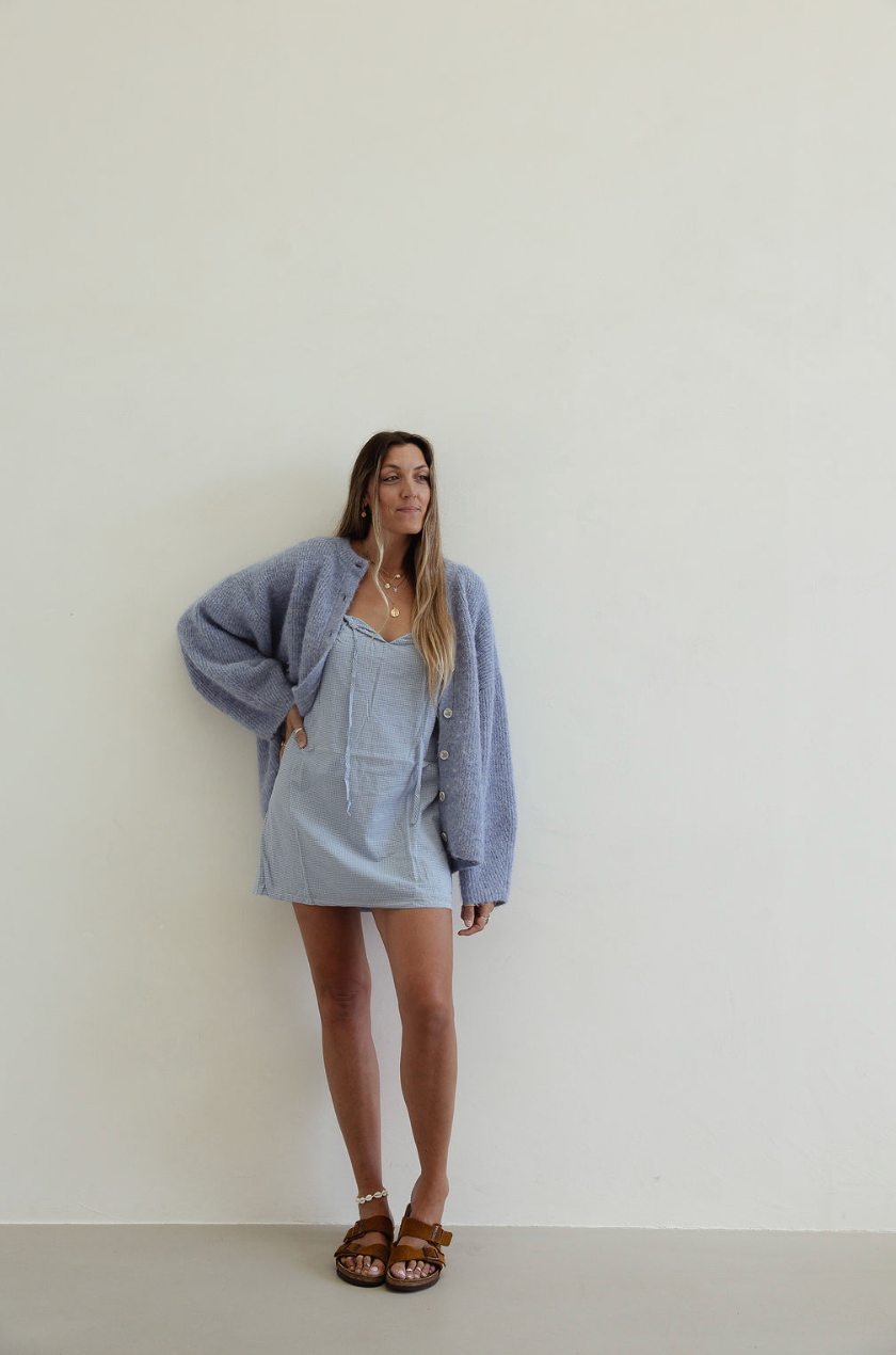 Sienna knit - dusty blue