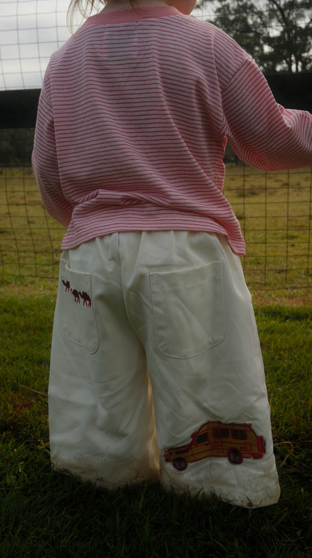 Stripe l/s tee - pink