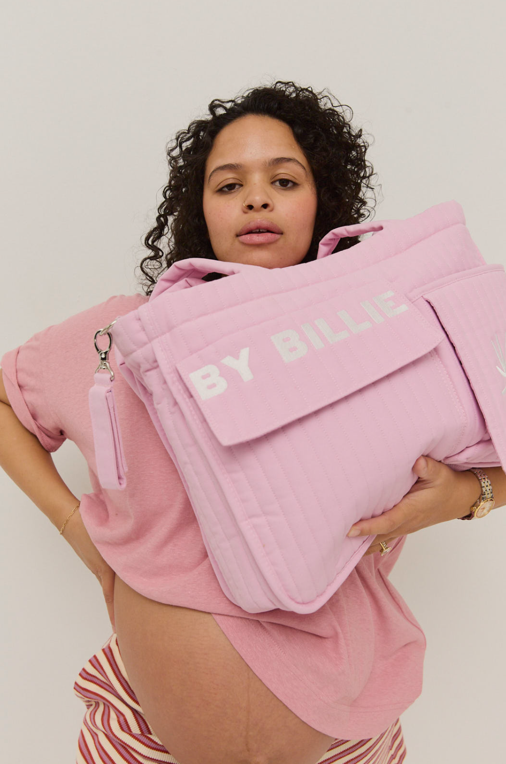 The By Billie baby bag - mauve