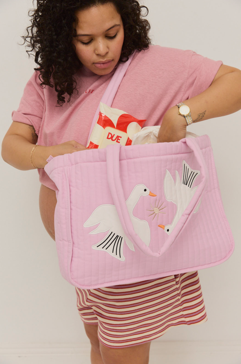The By Billie baby bag - mauve