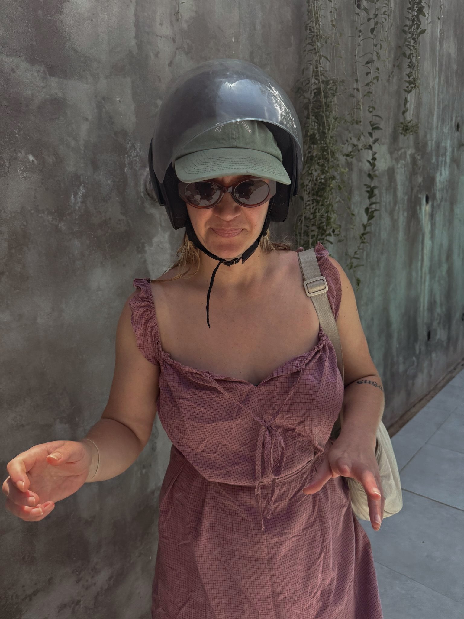 Sophie dress - pink check