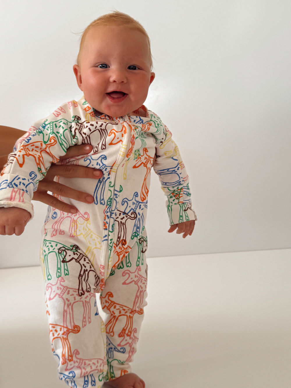 Cotton zip onesie - Dougie